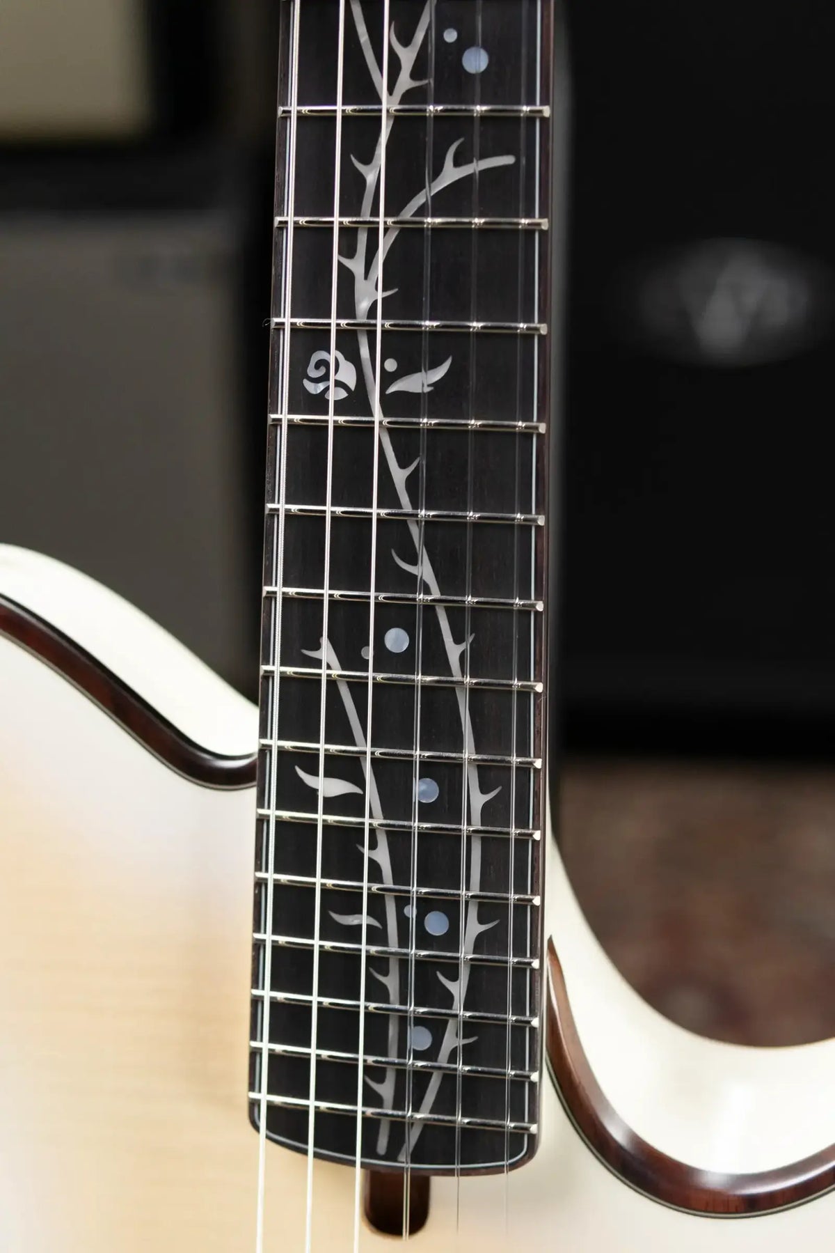 Ibanez TOD100FMN Tim Henson Signature Nylon Electric Guitar - Toasted Marshmallow Matte with Gig Bag