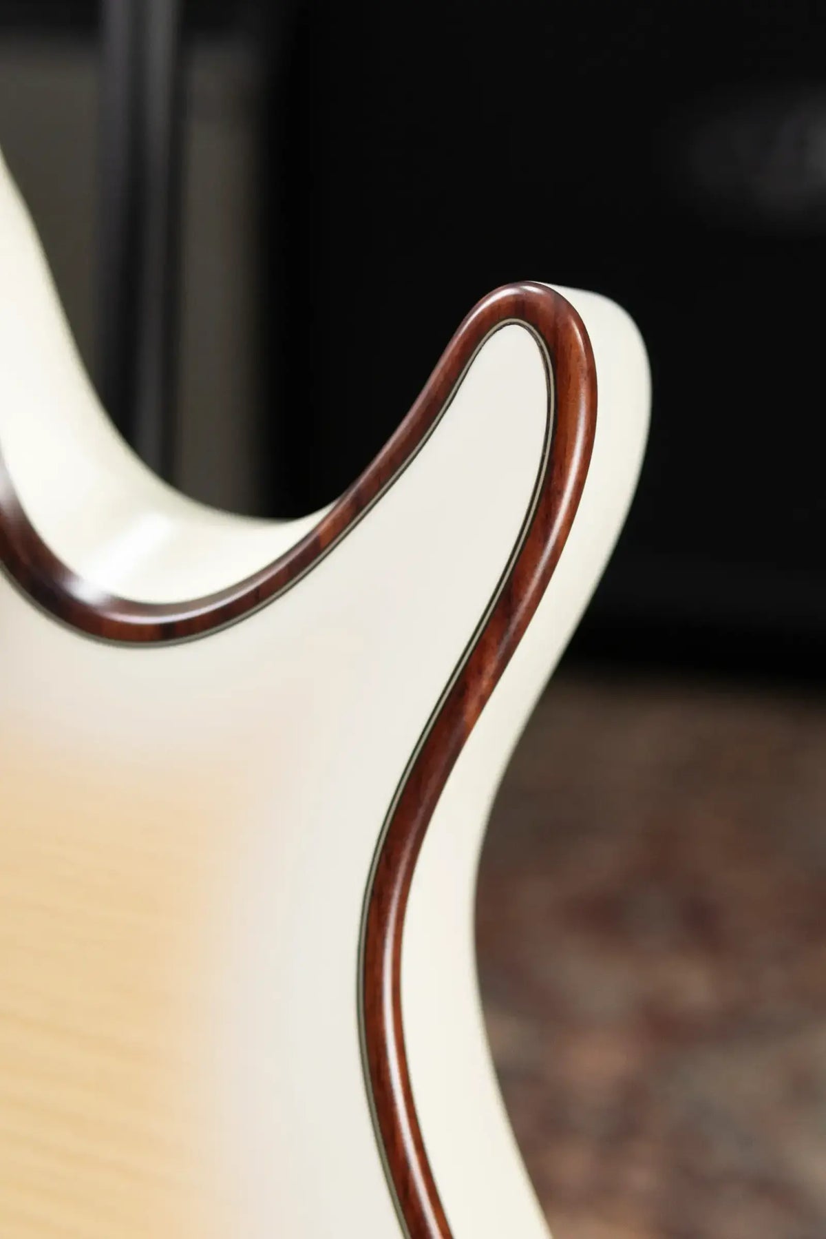 Ibanez TOD100FMN Tim Henson Signature Nylon Electric Guitar - Toasted Marshmallow Matte with Gig Bag