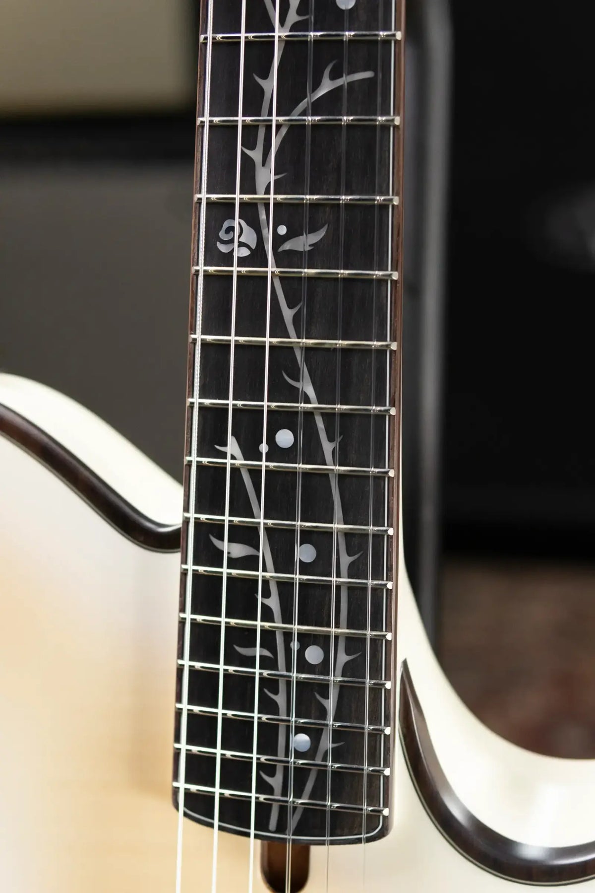 Ibanez TOD100FMN Tim Henson Signature Nylon Electric Guitar - Toasted Marshmallow Matte with Gig Bag