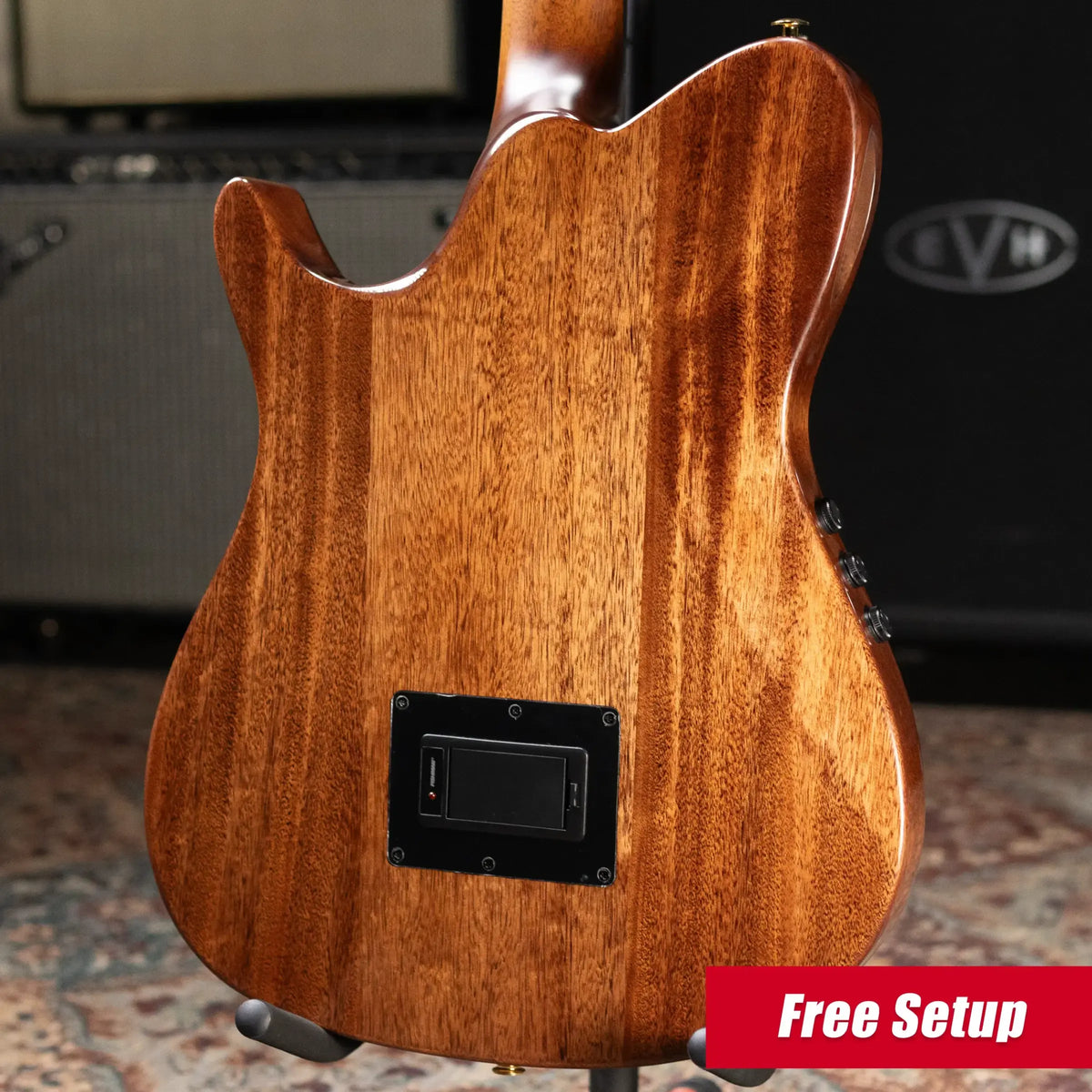 Ibanez TOD100N Tim Henson Signature Nylon Electric Guitar - Natural High Gloss with Gig Bag