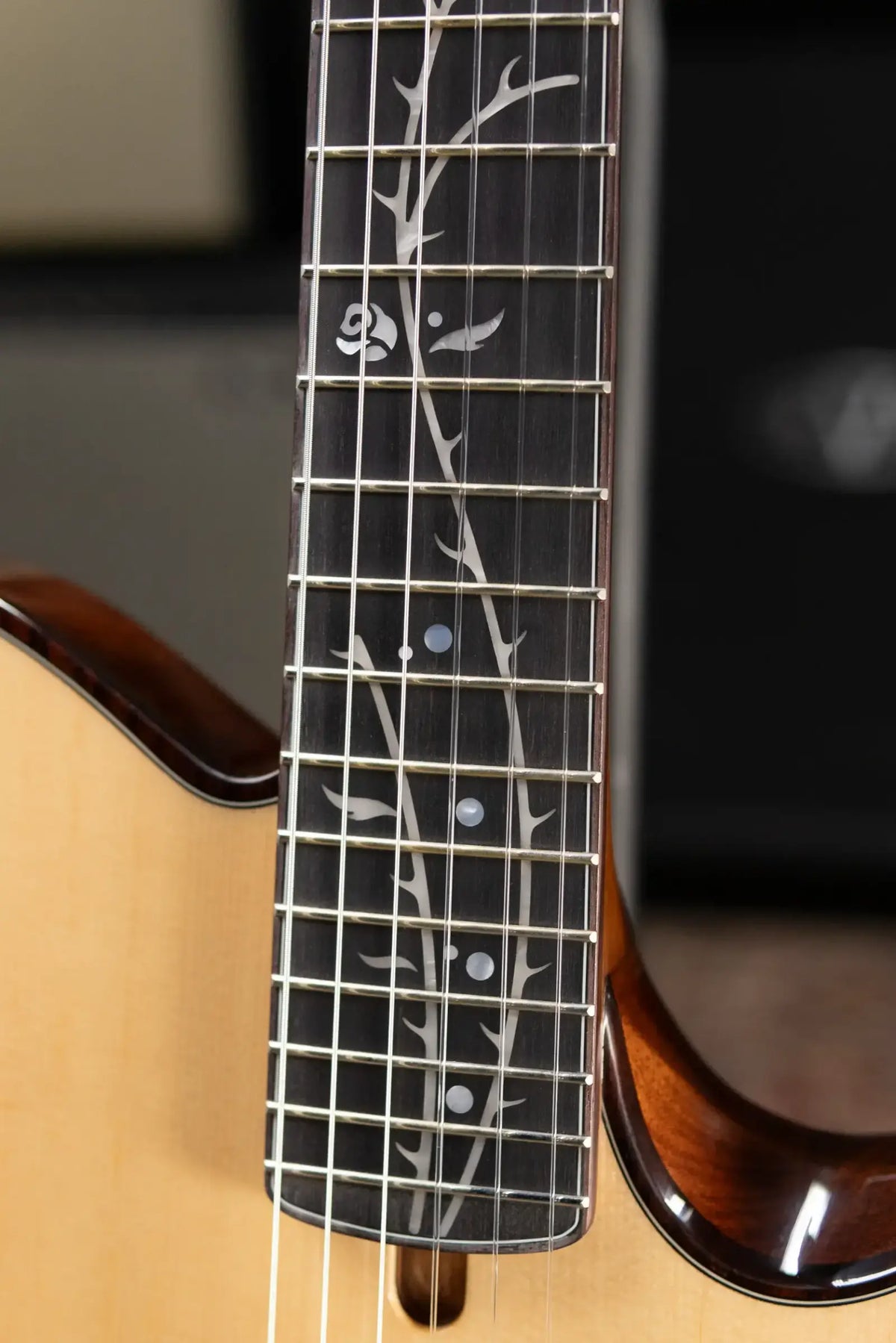 Ibanez TOD100N Tim Henson Signature Nylon Electric Guitar - Natural High Gloss with Gig Bag