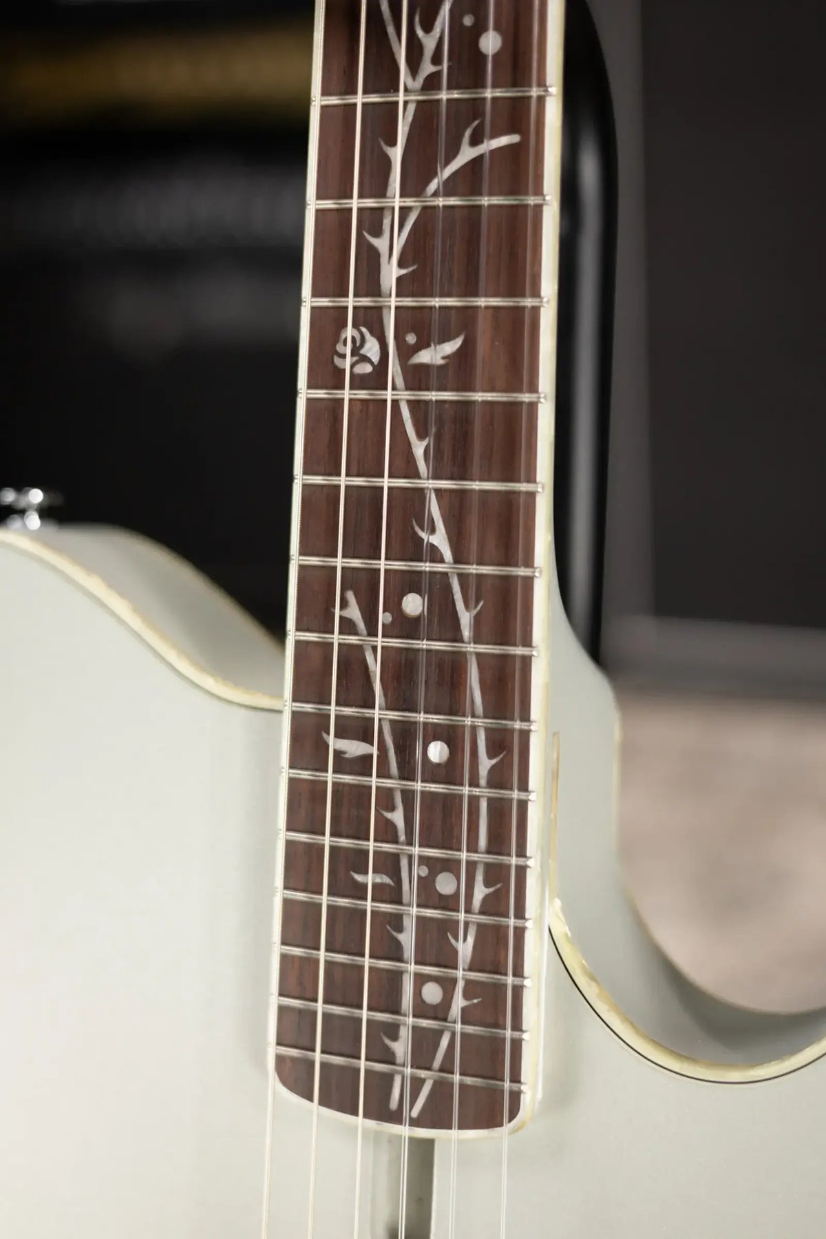 Ibanez TOD10N Tim Henson Signature Nylon Acoustic/Electric Guitar - Silver Metallic Flat