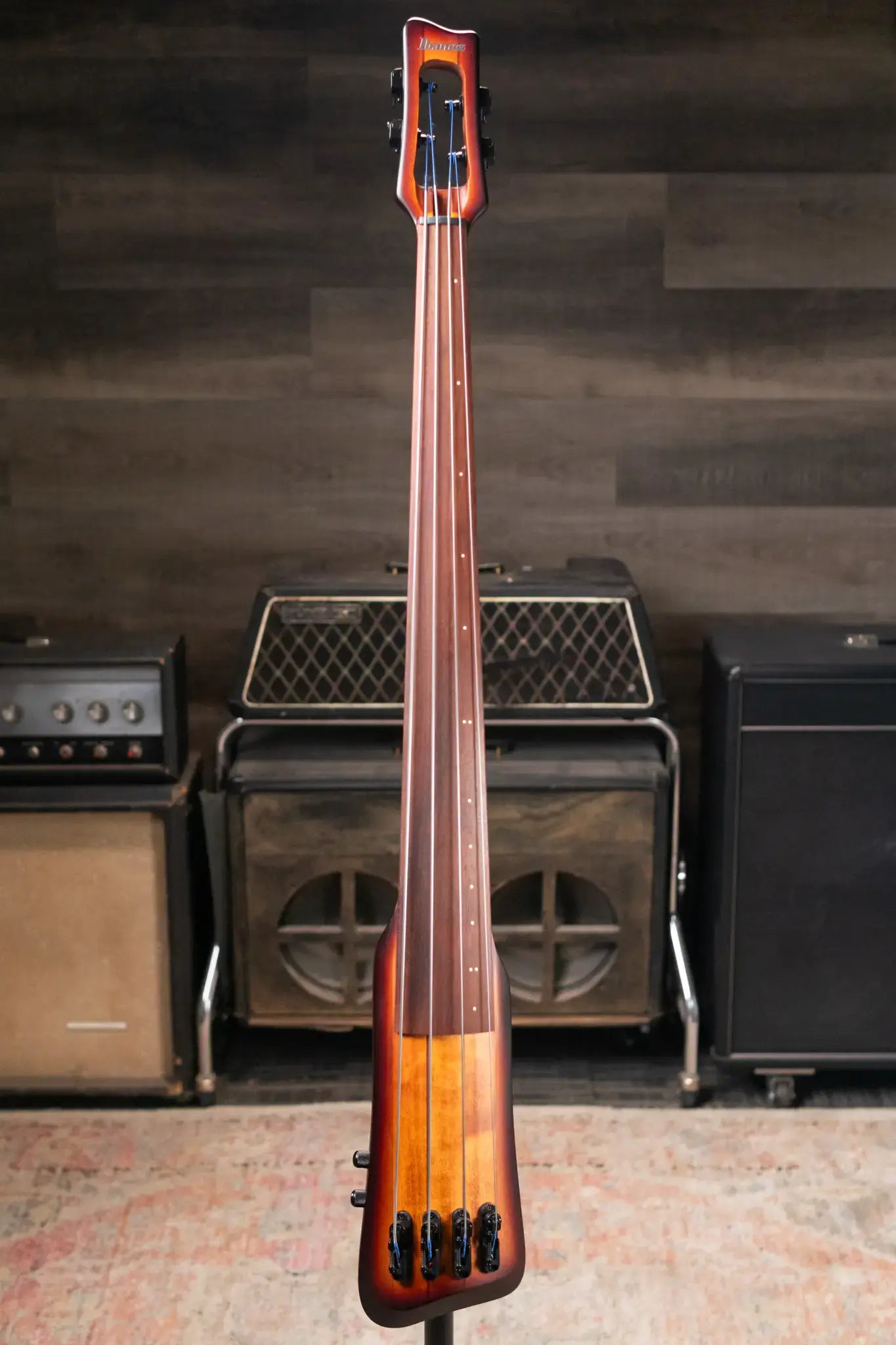 Ibanez UB804MOB Upright 4-String Bass - Mahogany Oil Burst with Gig Bag