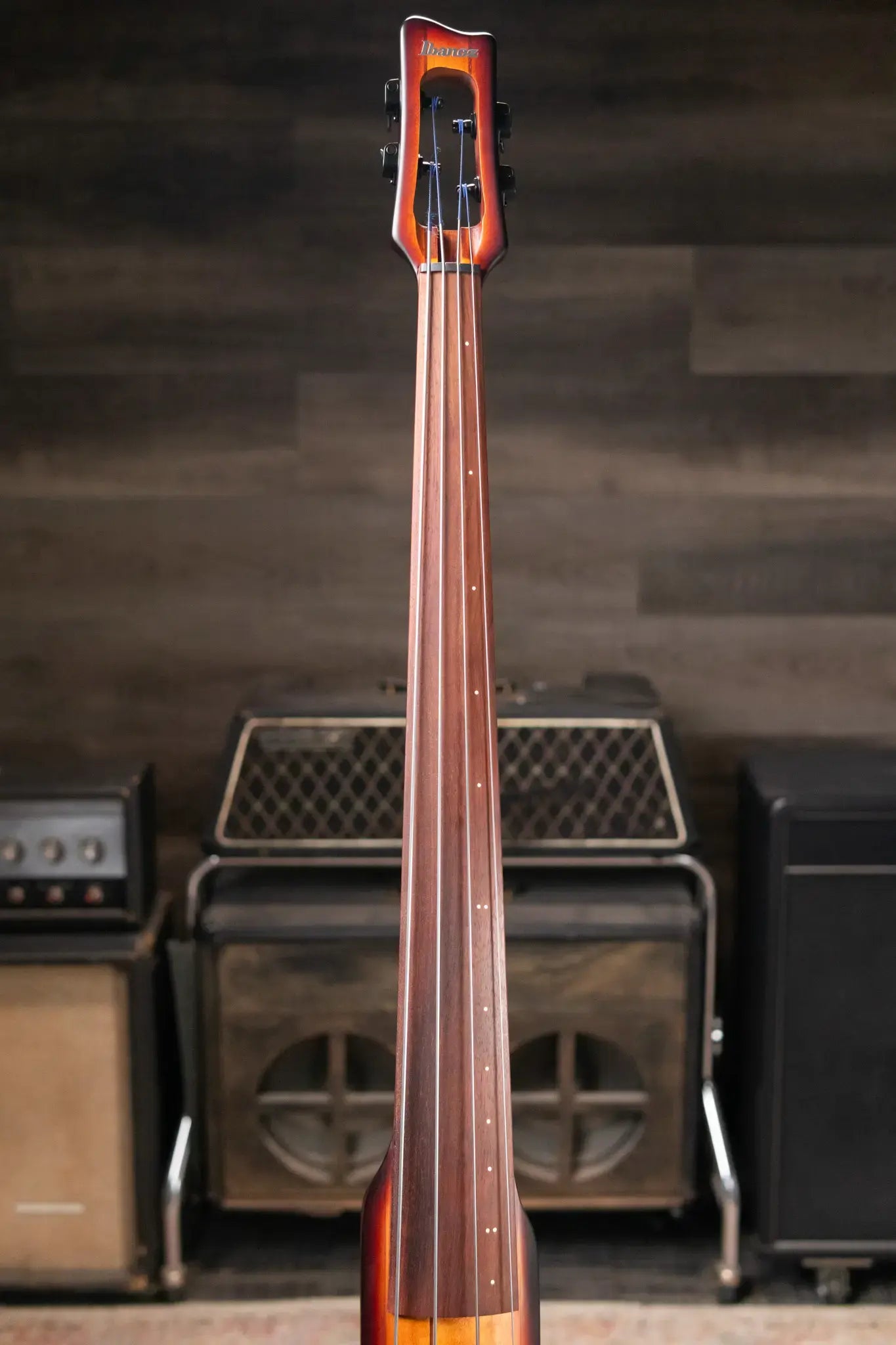 Ibanez UB804MOB Upright 4-String Bass - Mahogany Oil Burst with Gig Bag