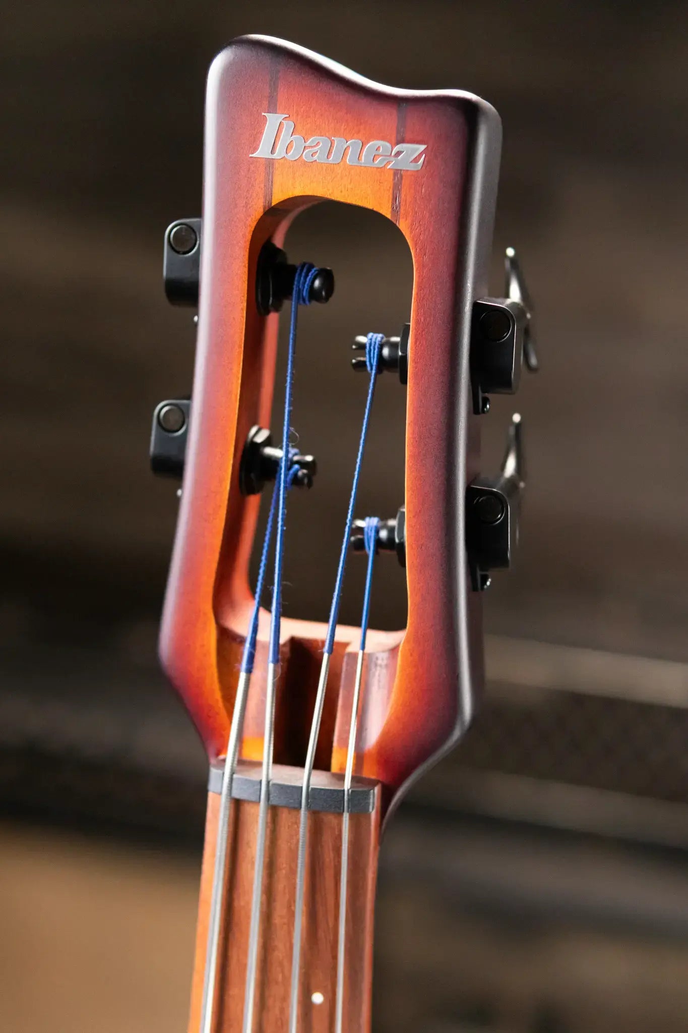 Ibanez UB804MOB Upright 4-String Bass - Mahogany Oil Burst with Gig Bag