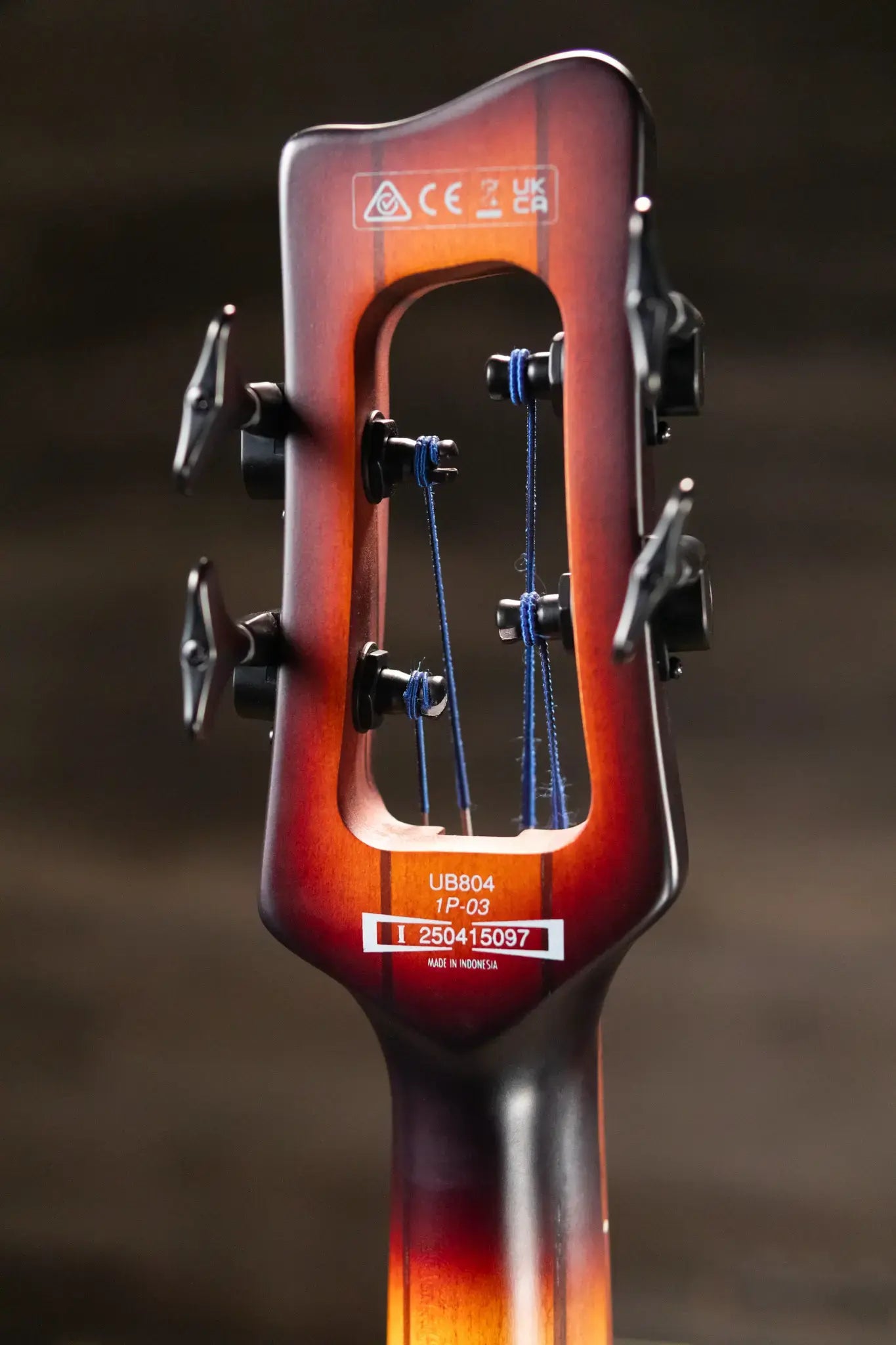 Ibanez UB804MOB Upright 4-String Bass - Mahogany Oil Burst with Gig Bag