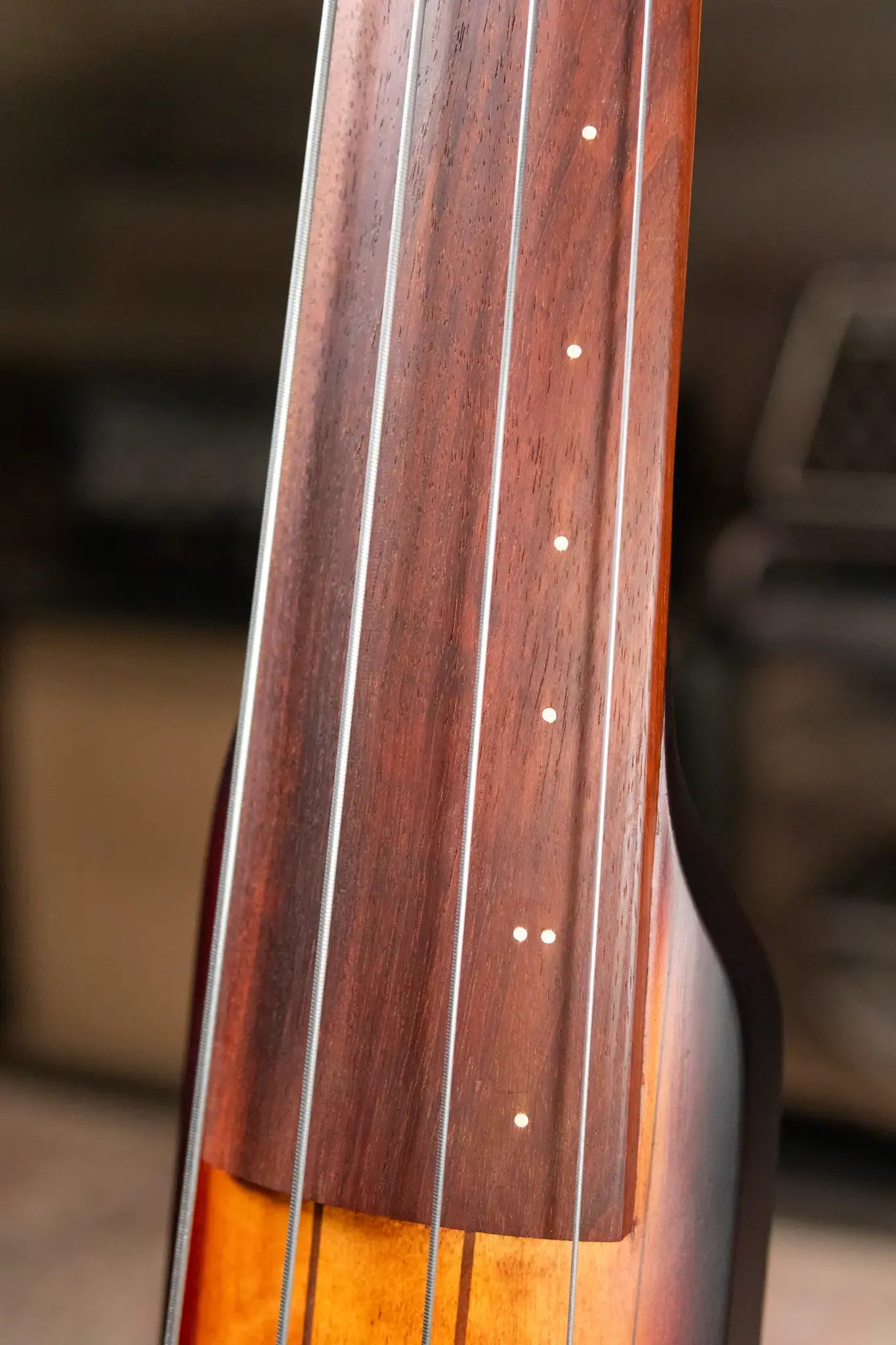 Ibanez UB804MOB Upright 4-String Bass - Mahogany Oil Burst with Gig Bag