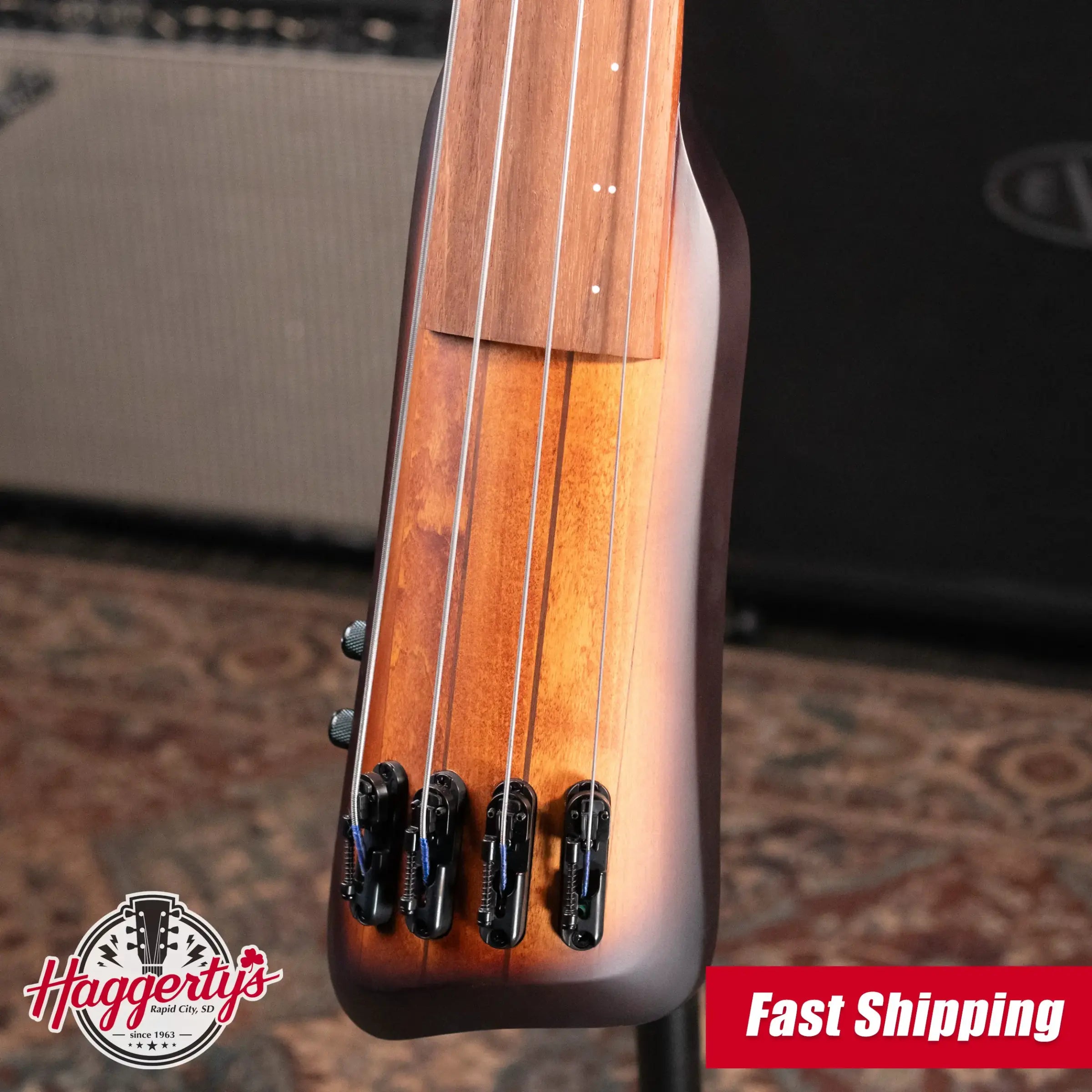 Ibanez UB804MOB Upright 4-String Bass - Mahogany Oil Burst with Gig Bag