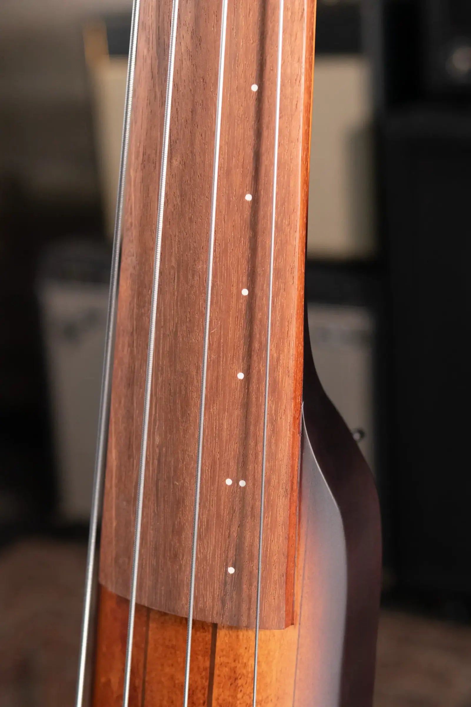 Ibanez UB804MOB Upright 4-String Bass - Mahogany Oil Burst with Gig Bag