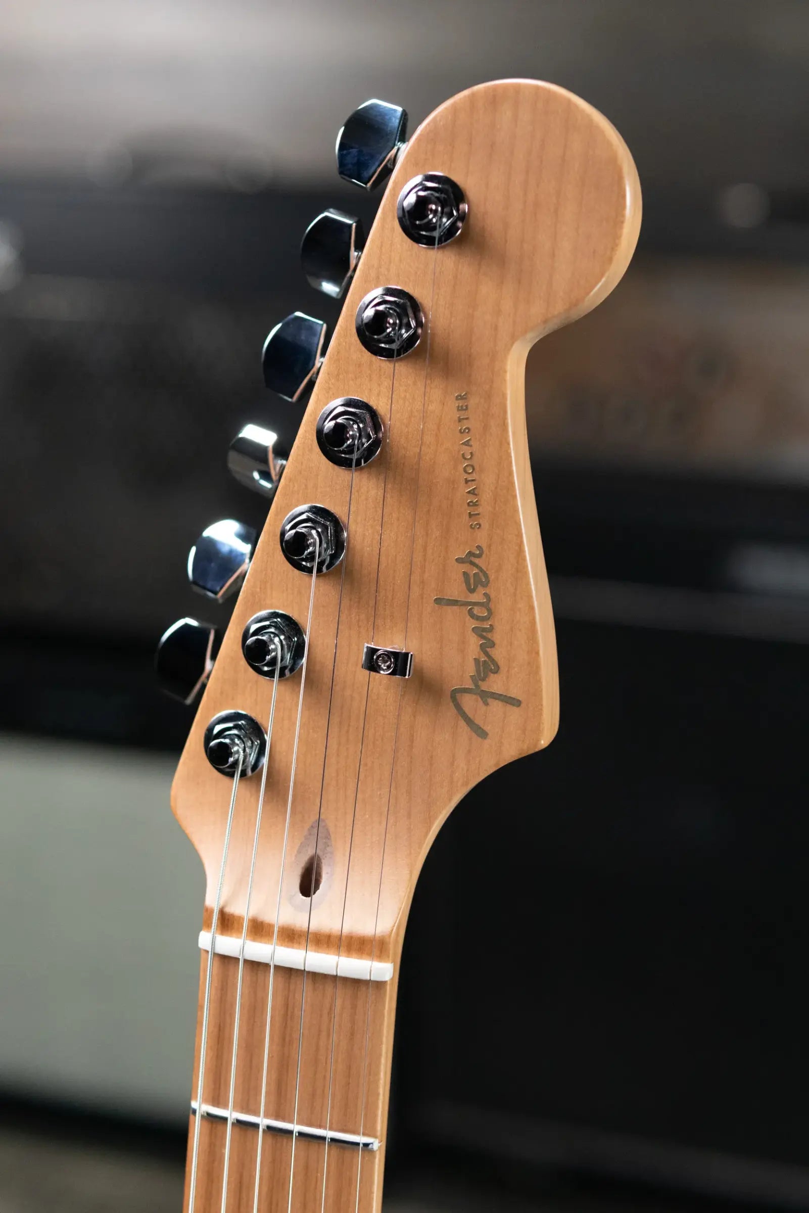 Fender Limited Edition American Ultra II Stratocaster HSS Electric Guitar - Graffiti Yellow with Hardshell Case