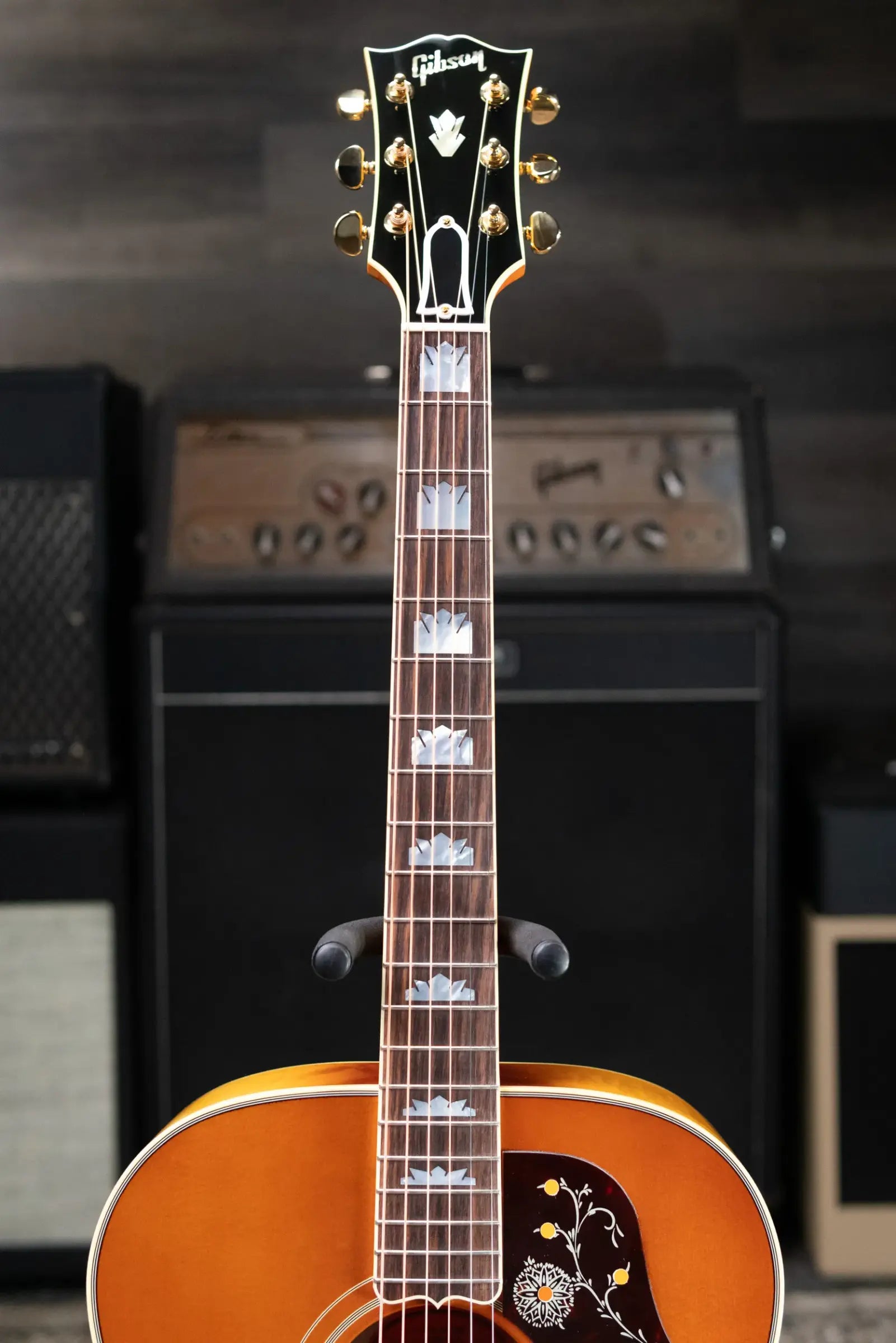 Gibson SJ-200 60s Original Acoustic/Electric Guitar - Vintage Sunburst with Hardshell Case