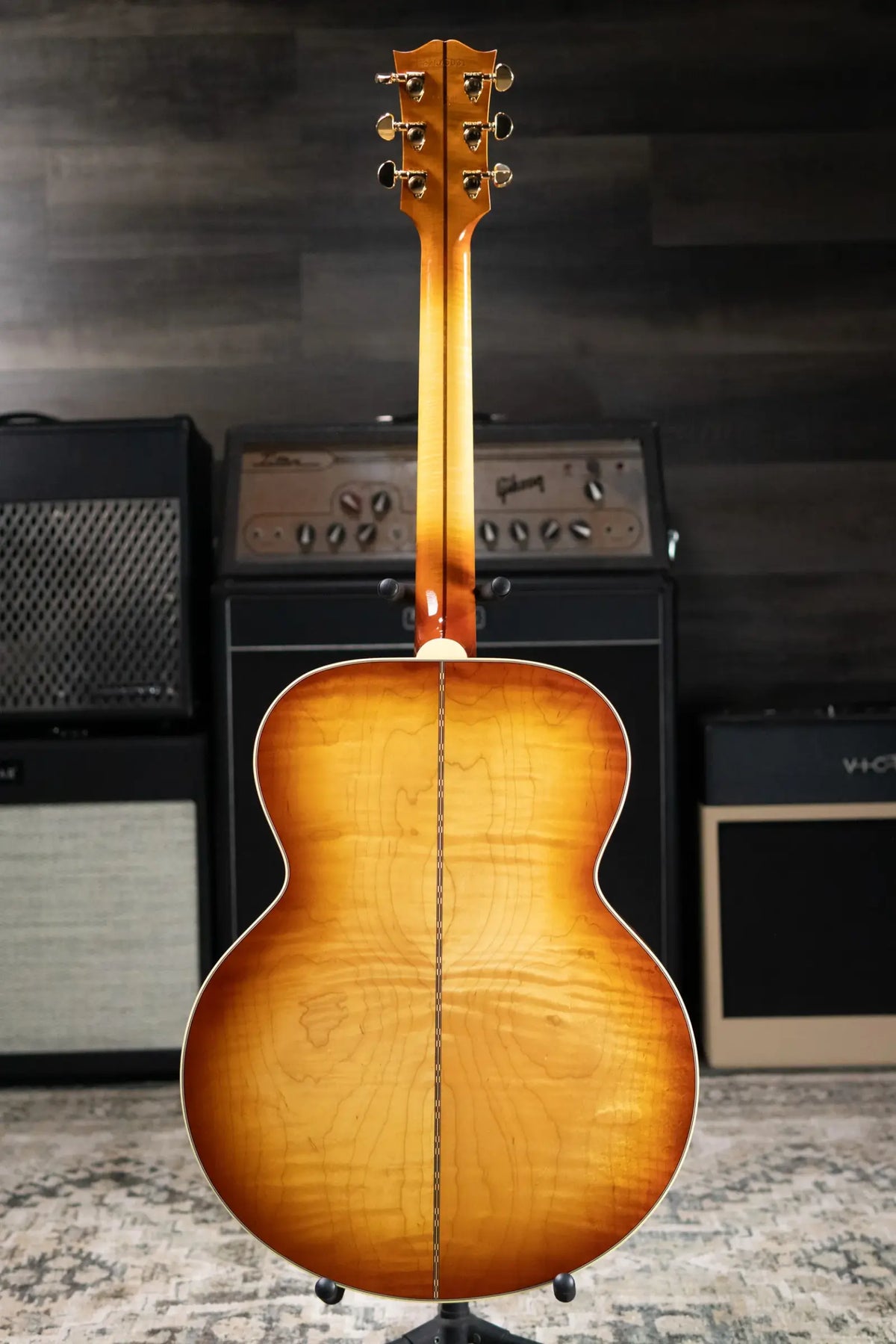 Gibson SJ-200 60s Original Acoustic/Electric Guitar - Vintage Sunburst with Hardshell Case