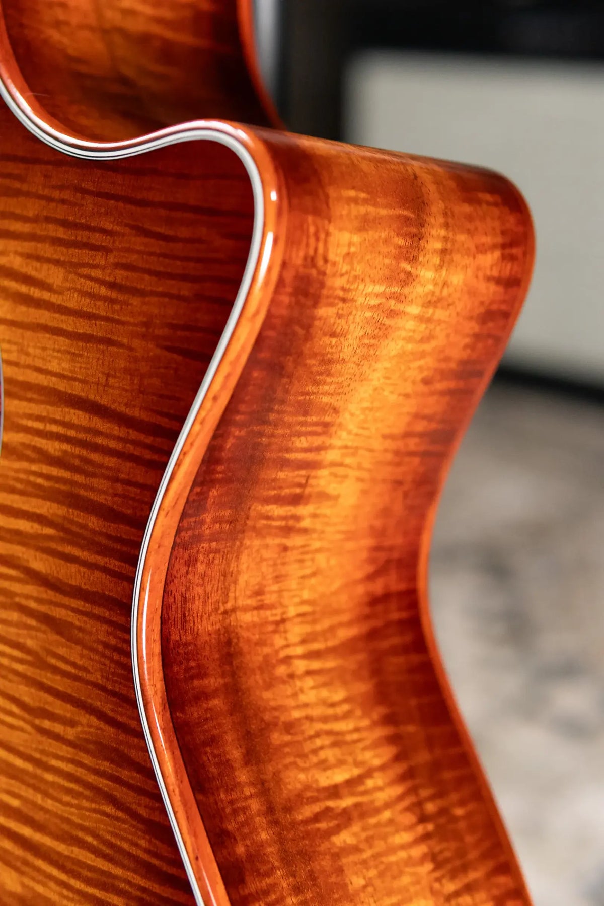 Taylor Custom #12343 Grand Auditorium Acoustic/Electric Guitar - Master Grade Koa with Hardshell Case