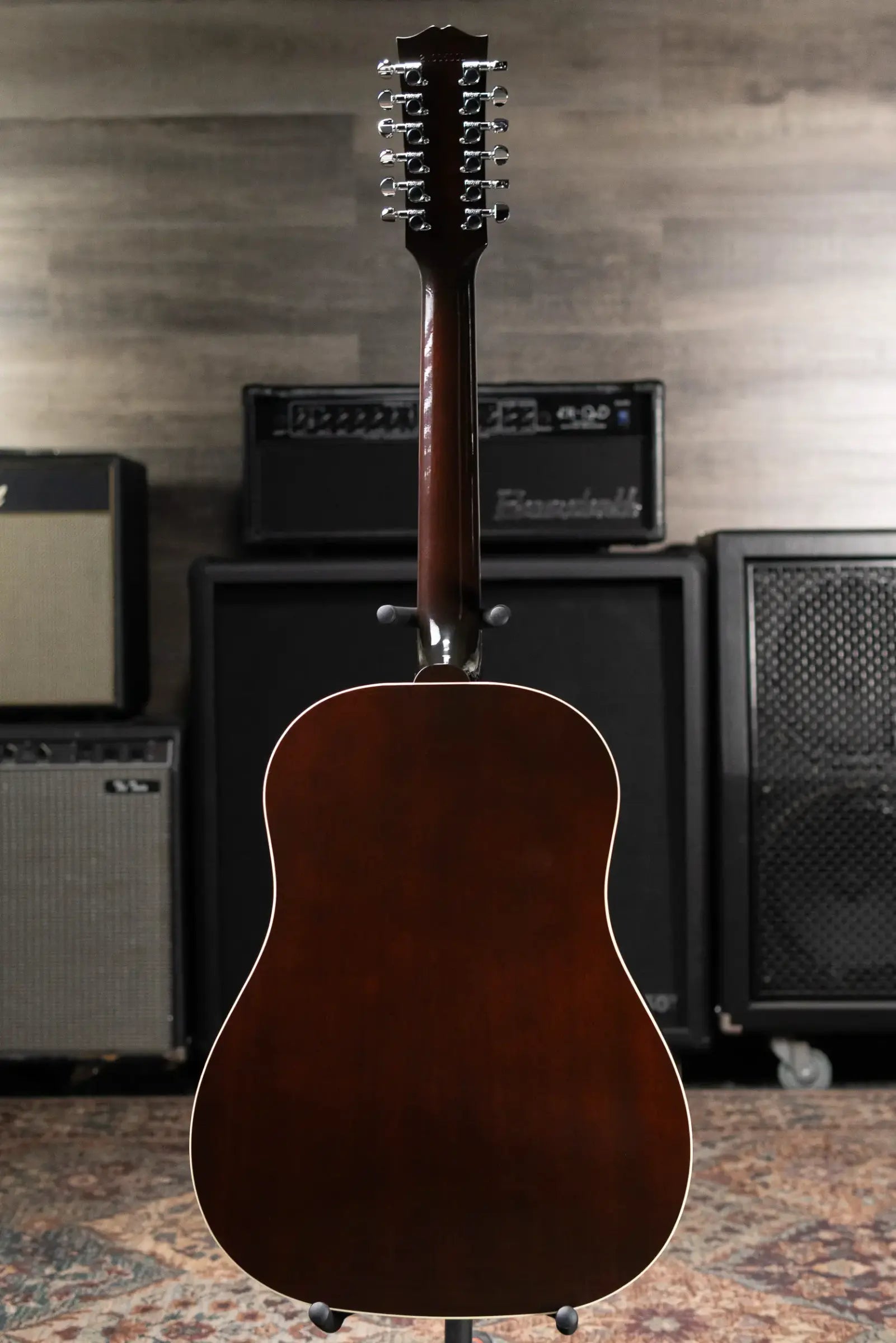 Gibson J-45 Standard 12-String Acoustic/Electric Guitar - Vintage Sunburst with Hardshell Case