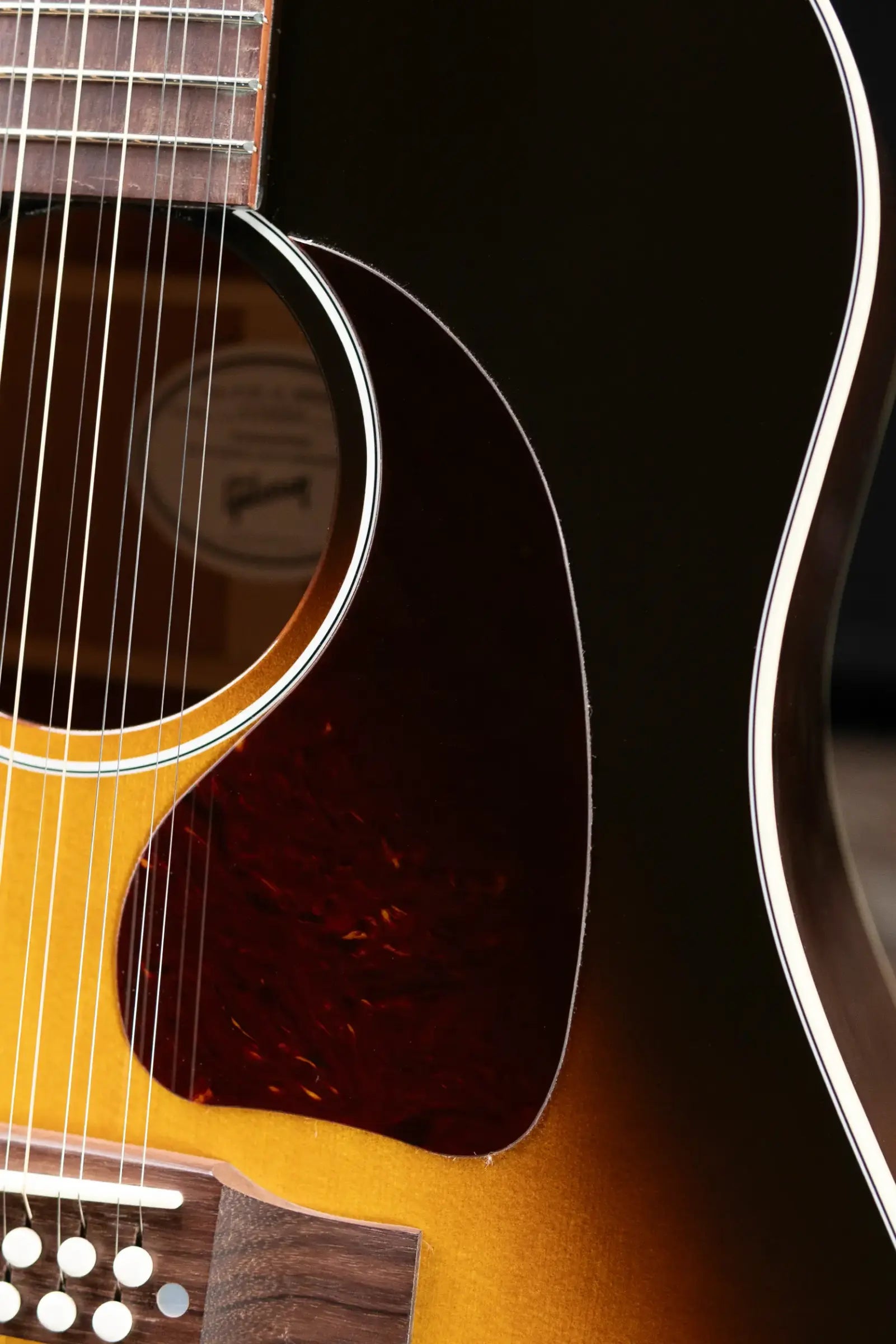Gibson J-45 Standard 12-String Acoustic/Electric Guitar - Vintage Sunburst with Hardshell Case
