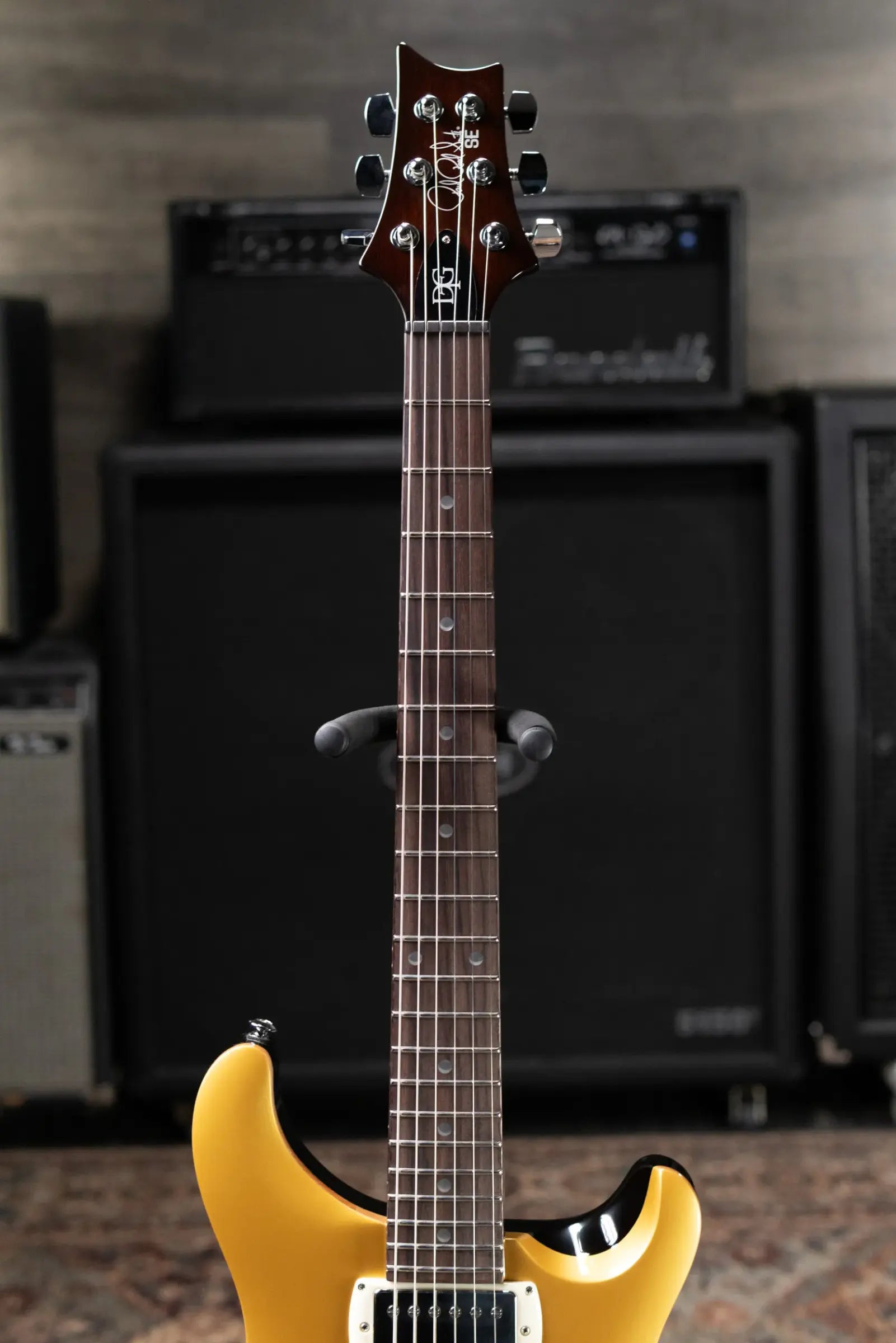 PRS SE DGT David Grissom Signature Electric Guitar - Gold Top with Gig Bag