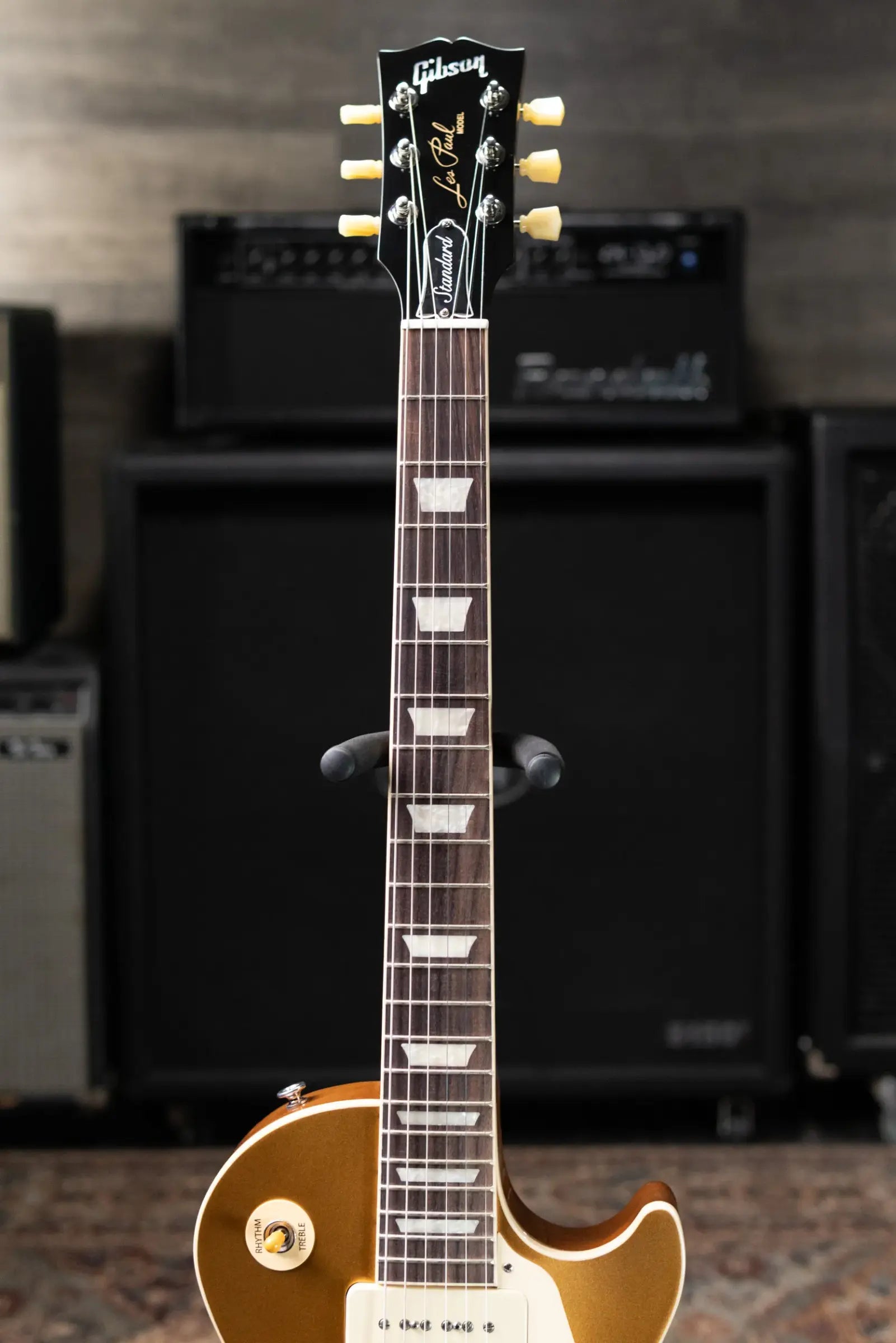 Gibson Les Paul Standard 50s P-90 Electric Guitar - Goldtop with Hardshell Case