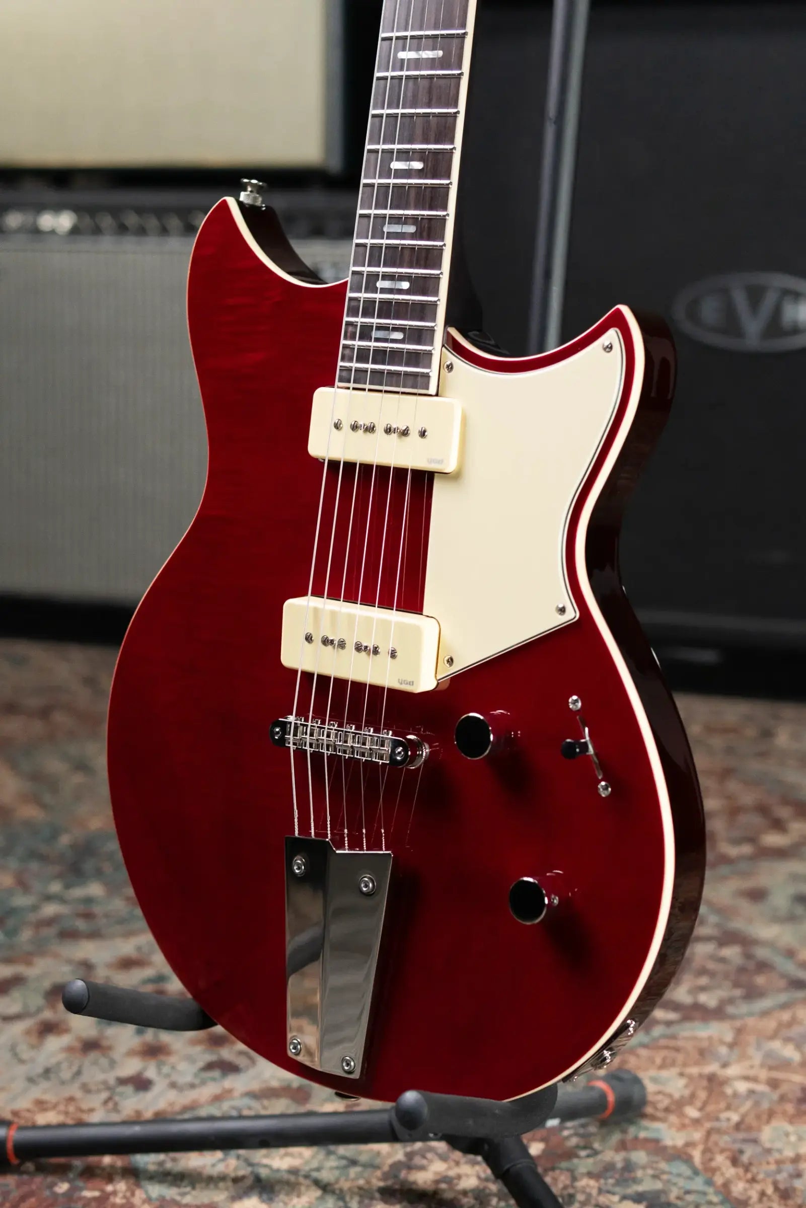 Yamaha Revstar RSS02T P-90 Electric Guitar - Fired Red with Gig Bag