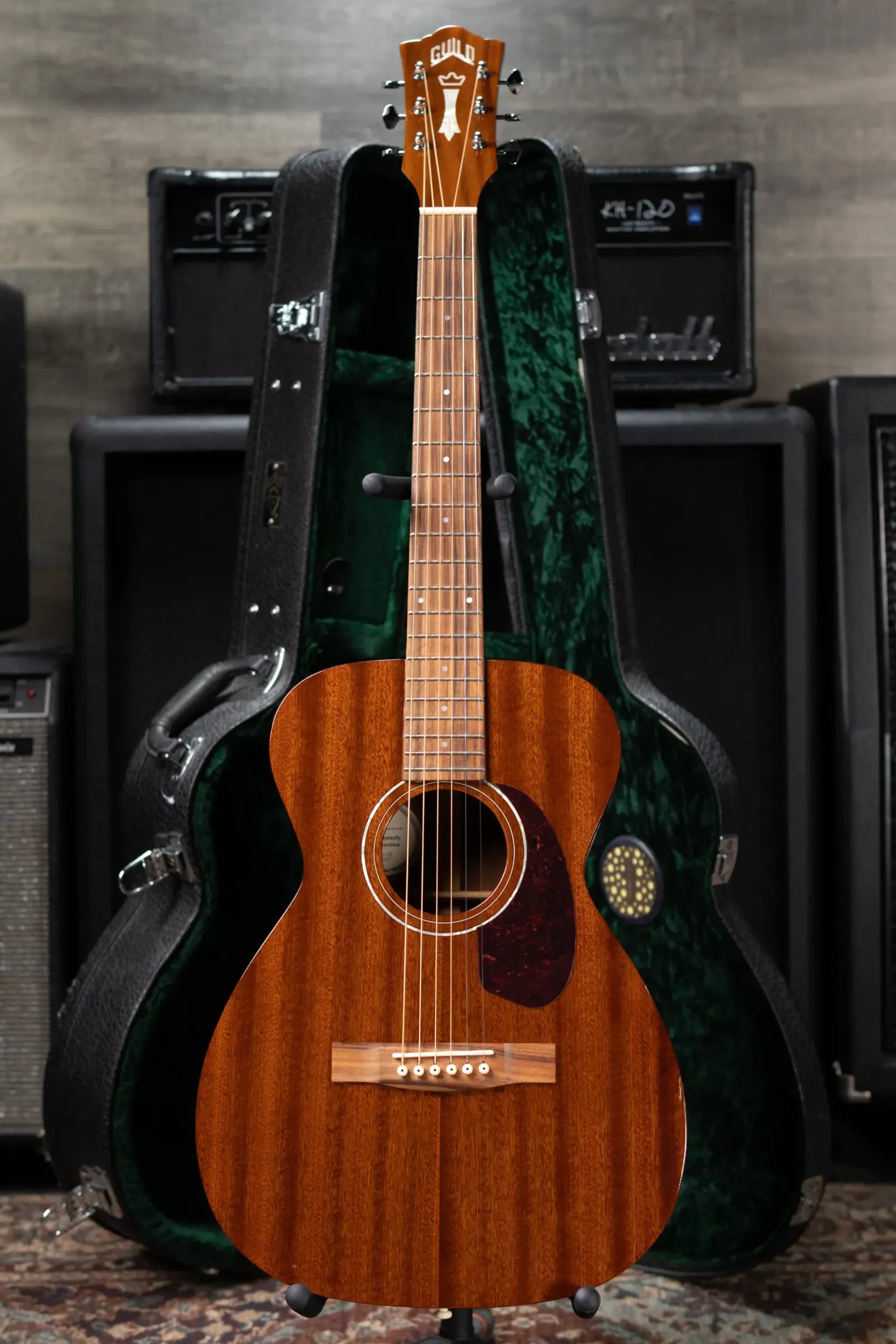 Guild M-120 Acoustic Guitar with Hardshell Case - Used