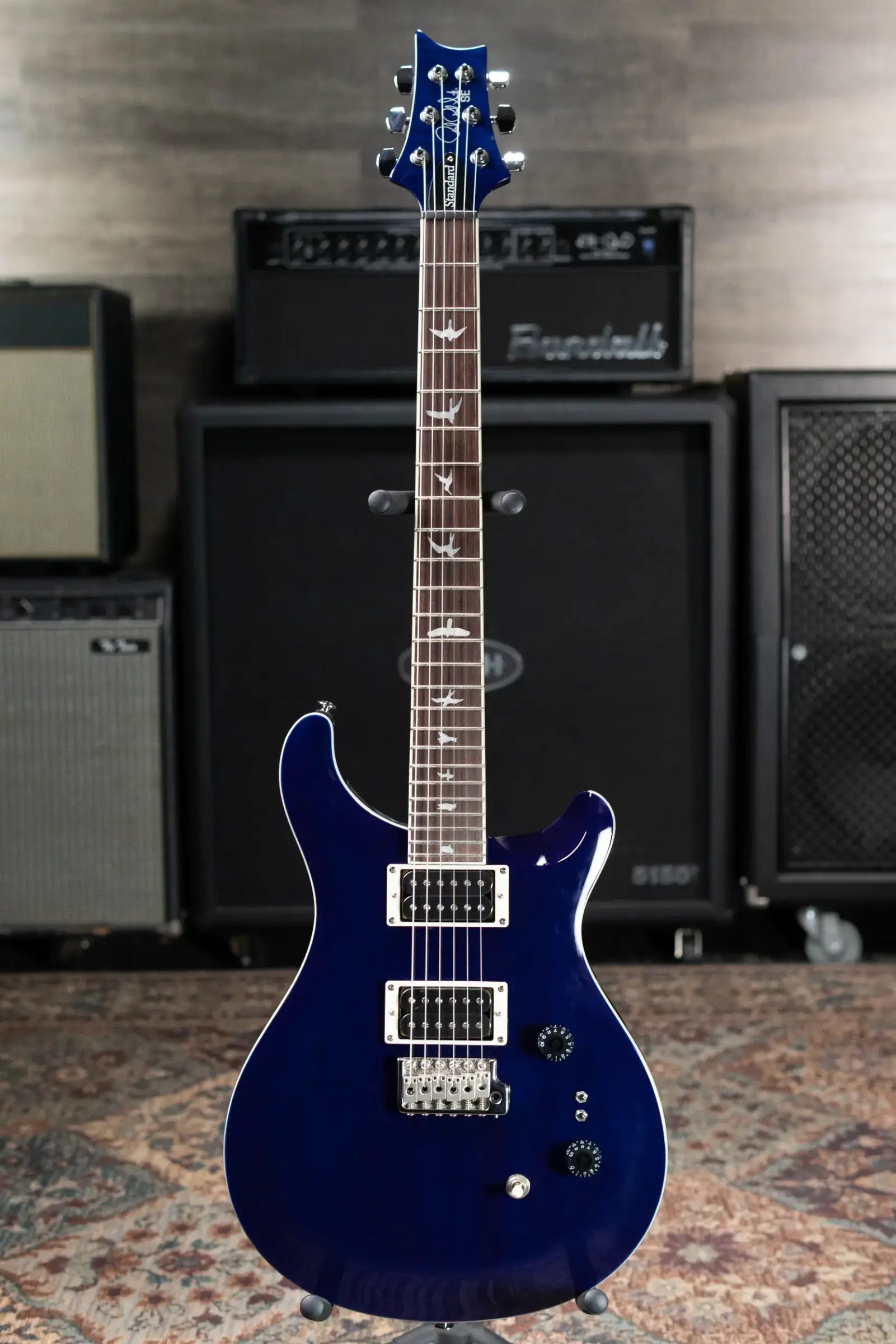 PRS SE Standard 24-08 Electric Guitar - Translucent Blue with Gig Bag - Used