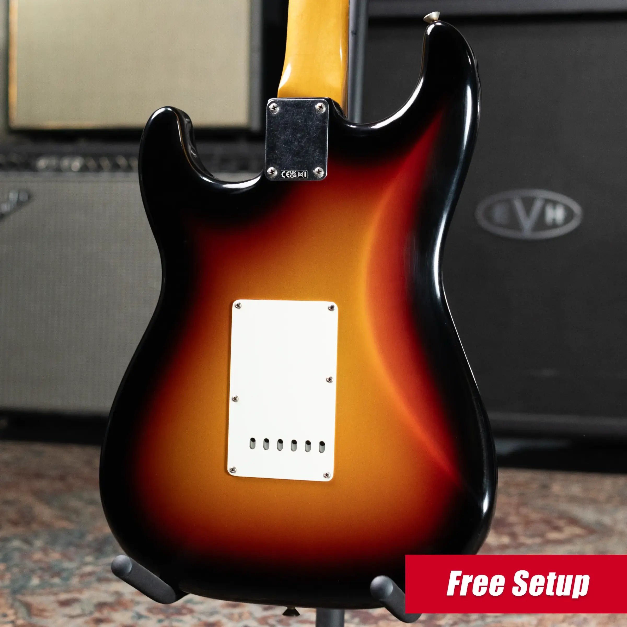 Fender Dealer Exclusive Vintera Road Worn '60s Stratocaster, Rosewood Fingerboard Electric Guitar - 3-Color Sunburst with Hardshell Case
