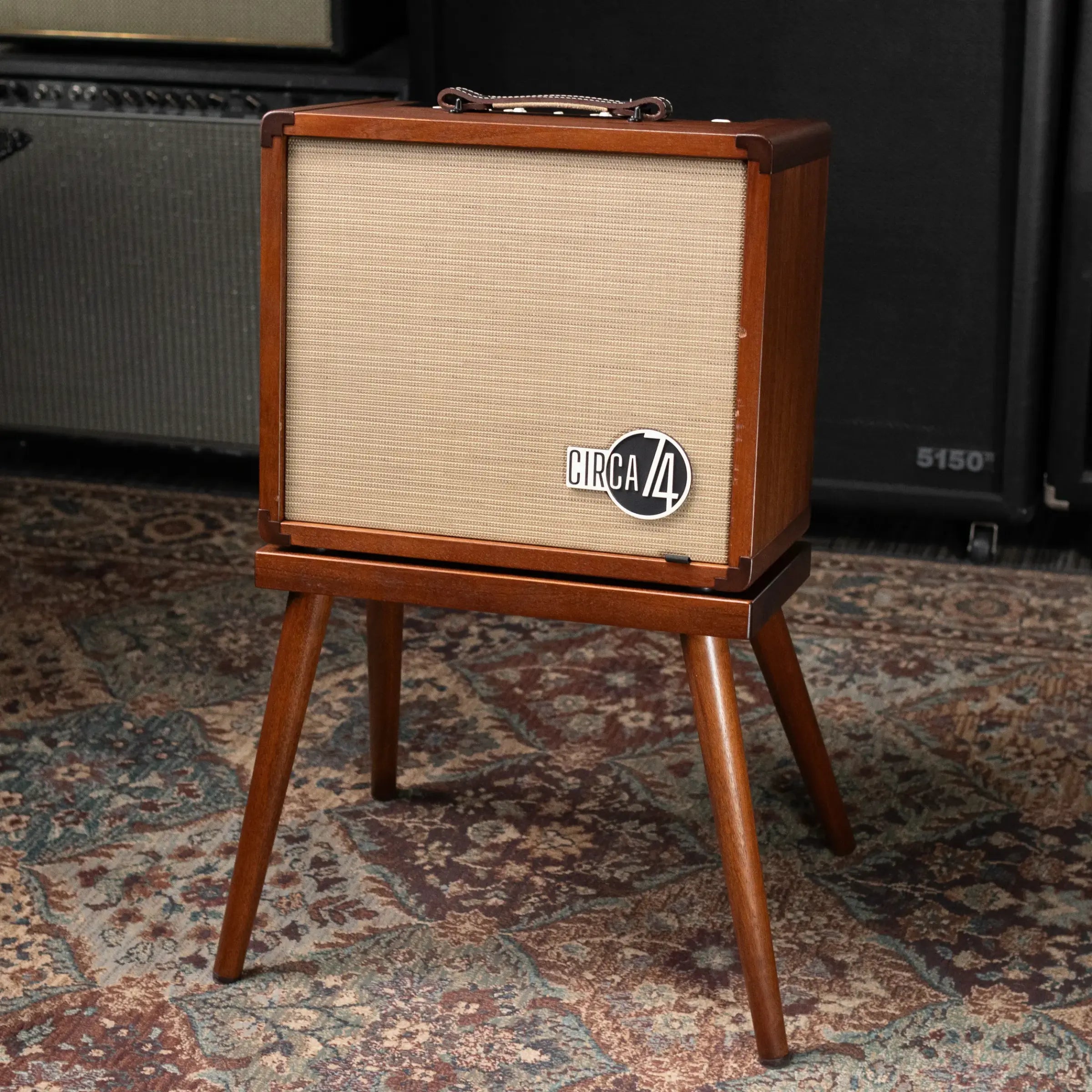 Taylor Circa 74, 2-Channel Acoustic/Vocal Amplifier with Mahogany Amp Stand - Factory Used