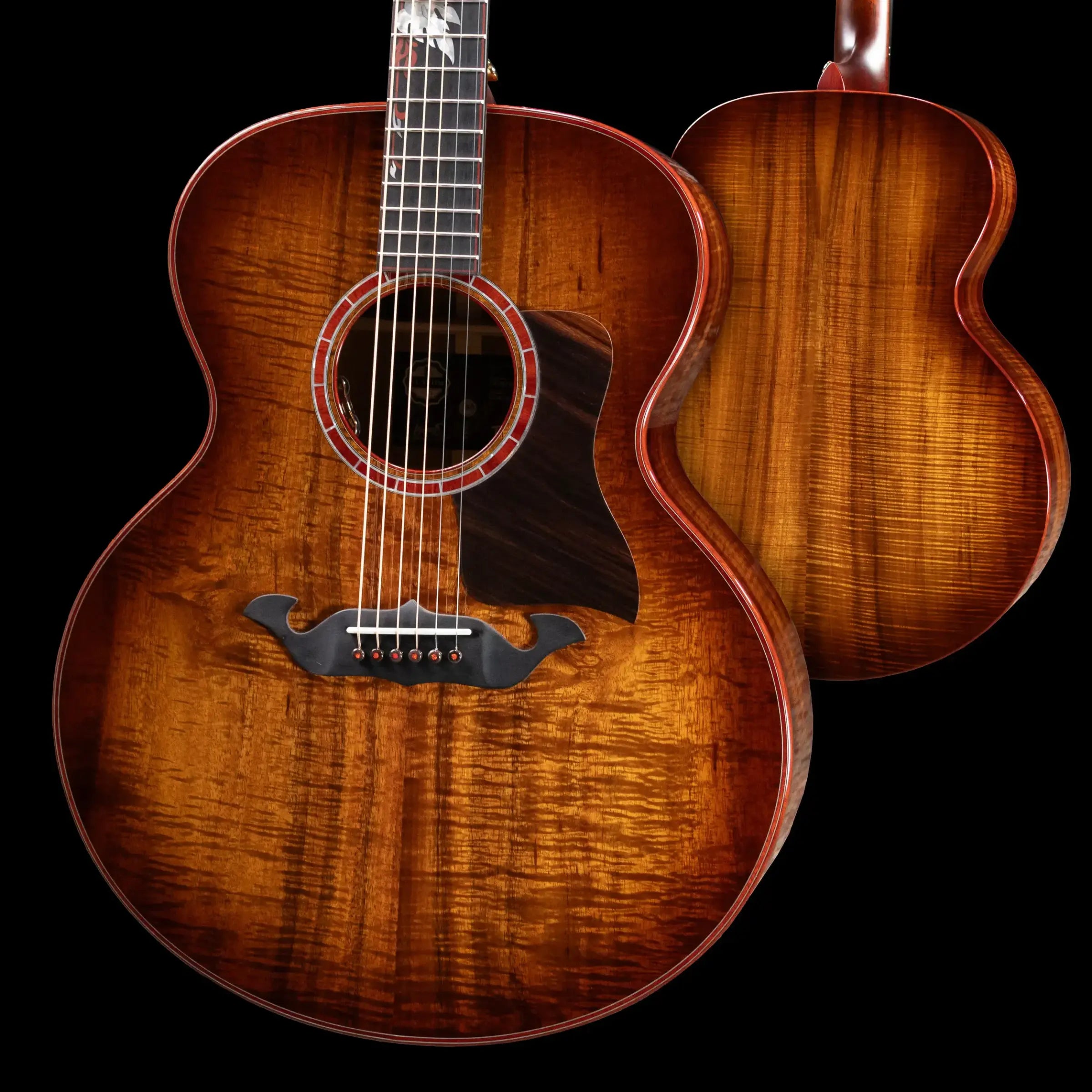 Taylor Custom Shop Jumbo One-Off Acoustic/Electric Guitar - AA Koa with Hardshell Case