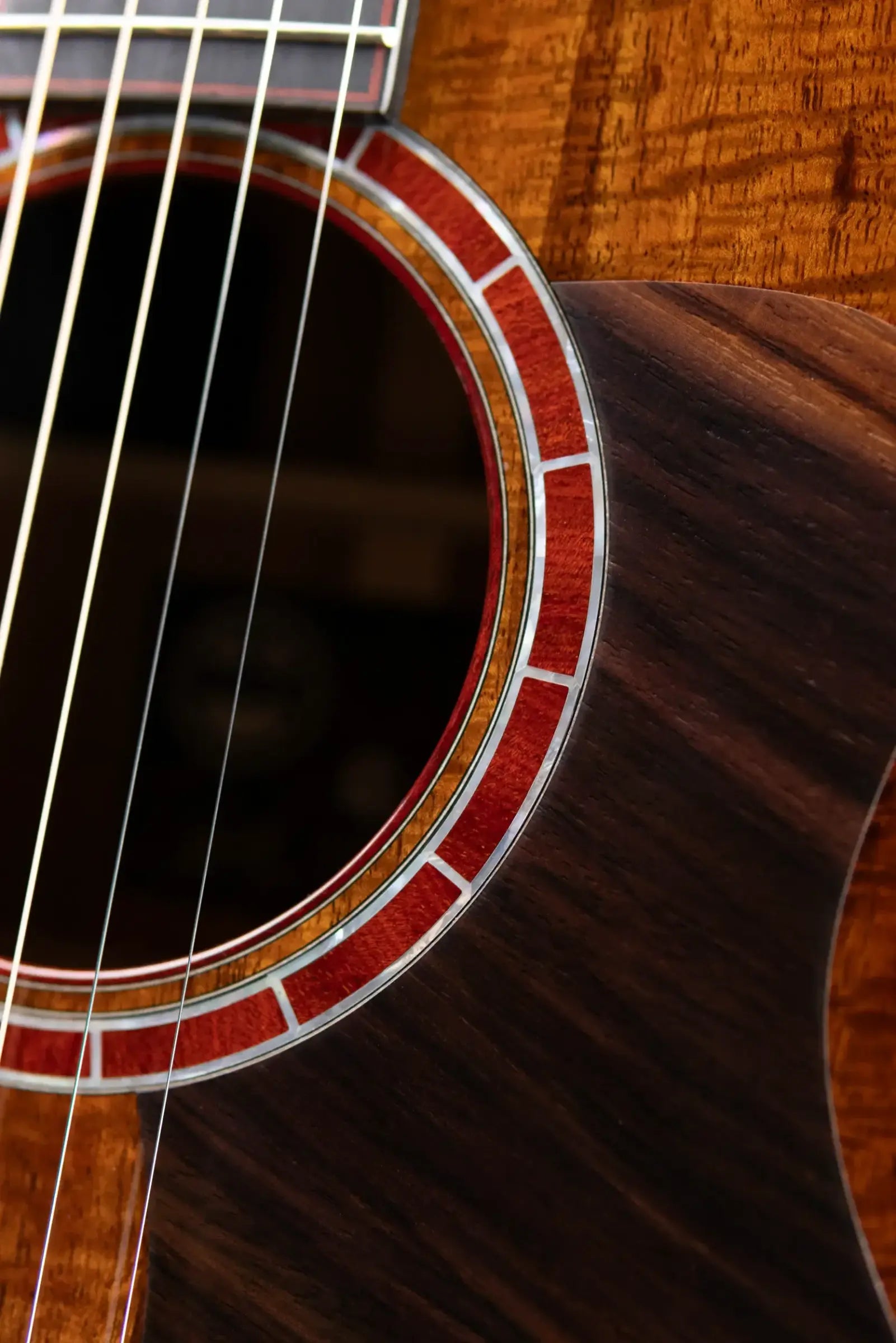 Taylor Custom Shop Jumbo One-Off Acoustic/Electric Guitar - AA Koa with Hardshell Case