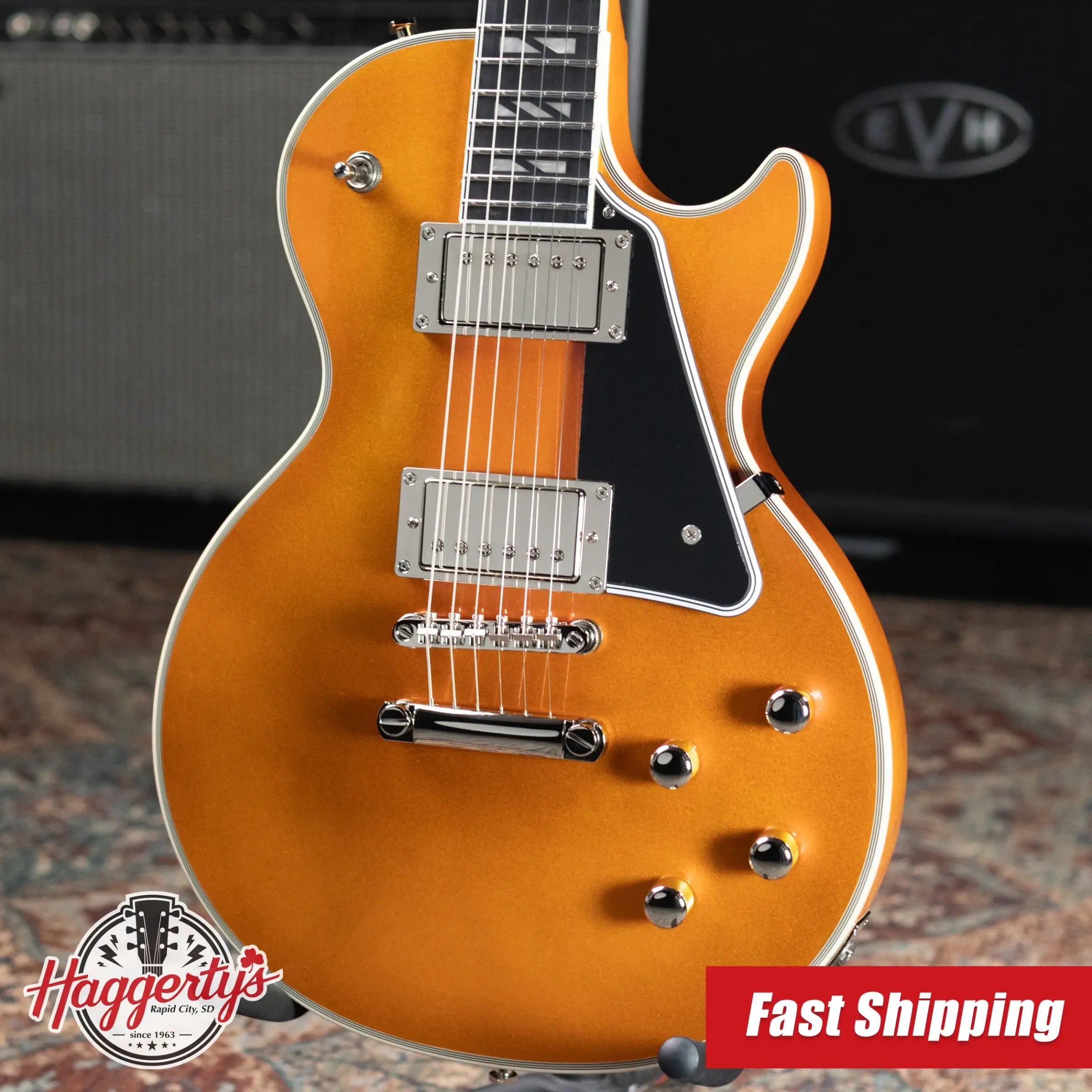 Epiphone Futura Les Paul Custom Electric Guitar - Firestorm Shift with Gig Bag