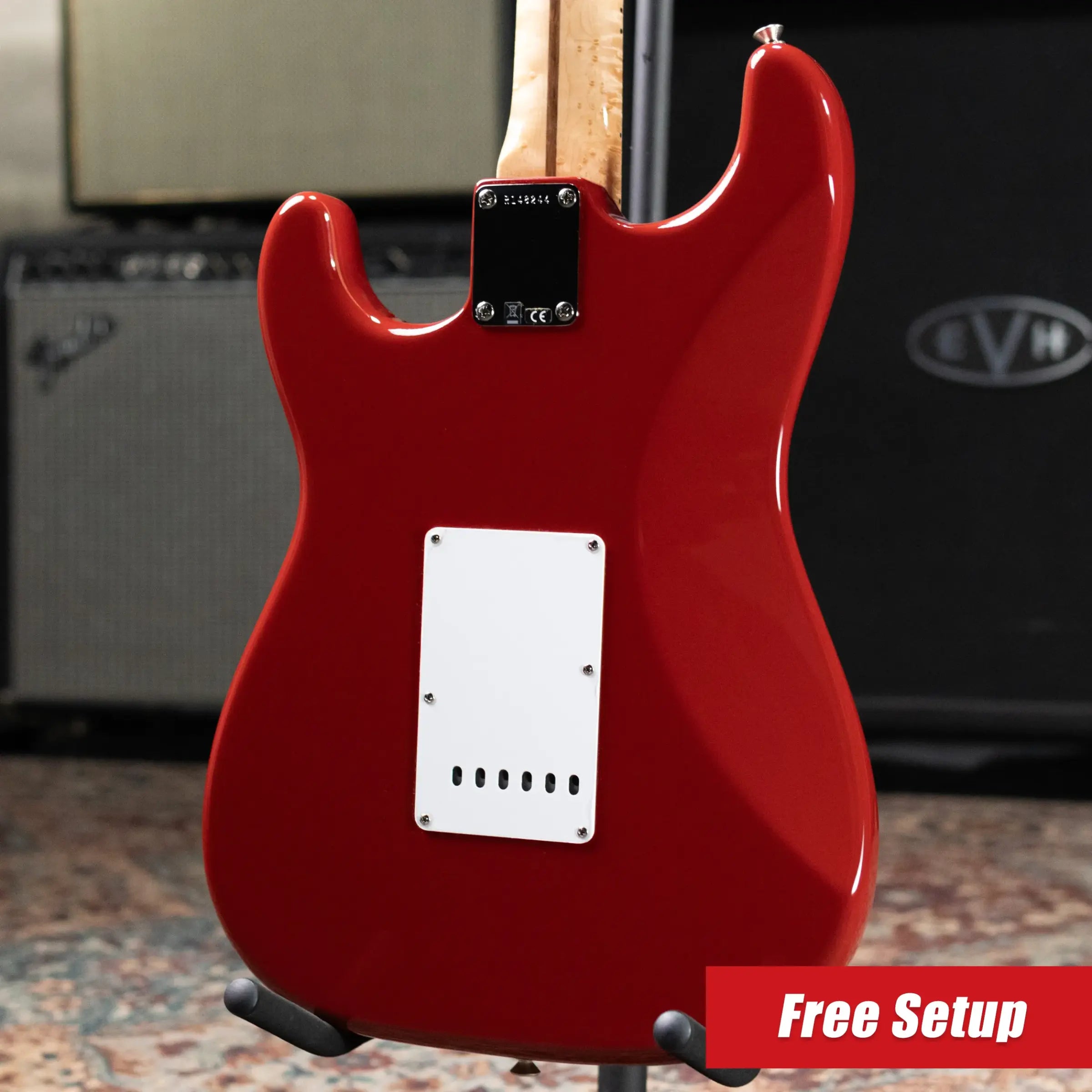 Fender Custom Shop '56 Stratocaster NOS Electric Guitar - Cimarron Red with Hardshell Case
