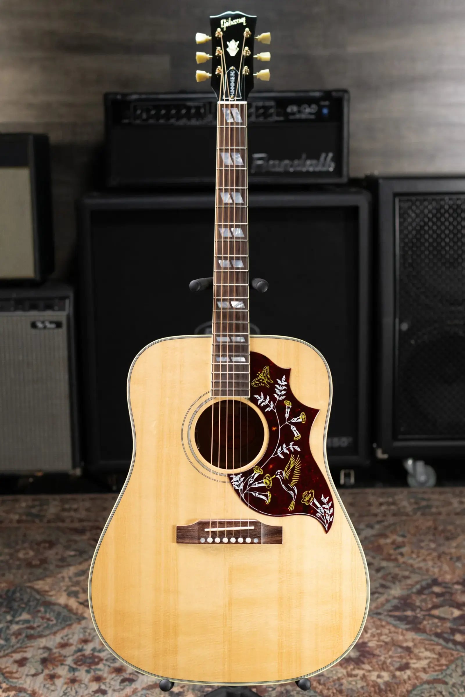 Gibson Hummingbird Original Acoustic/Electric Guitar - Antique Natural with Hardshell Case