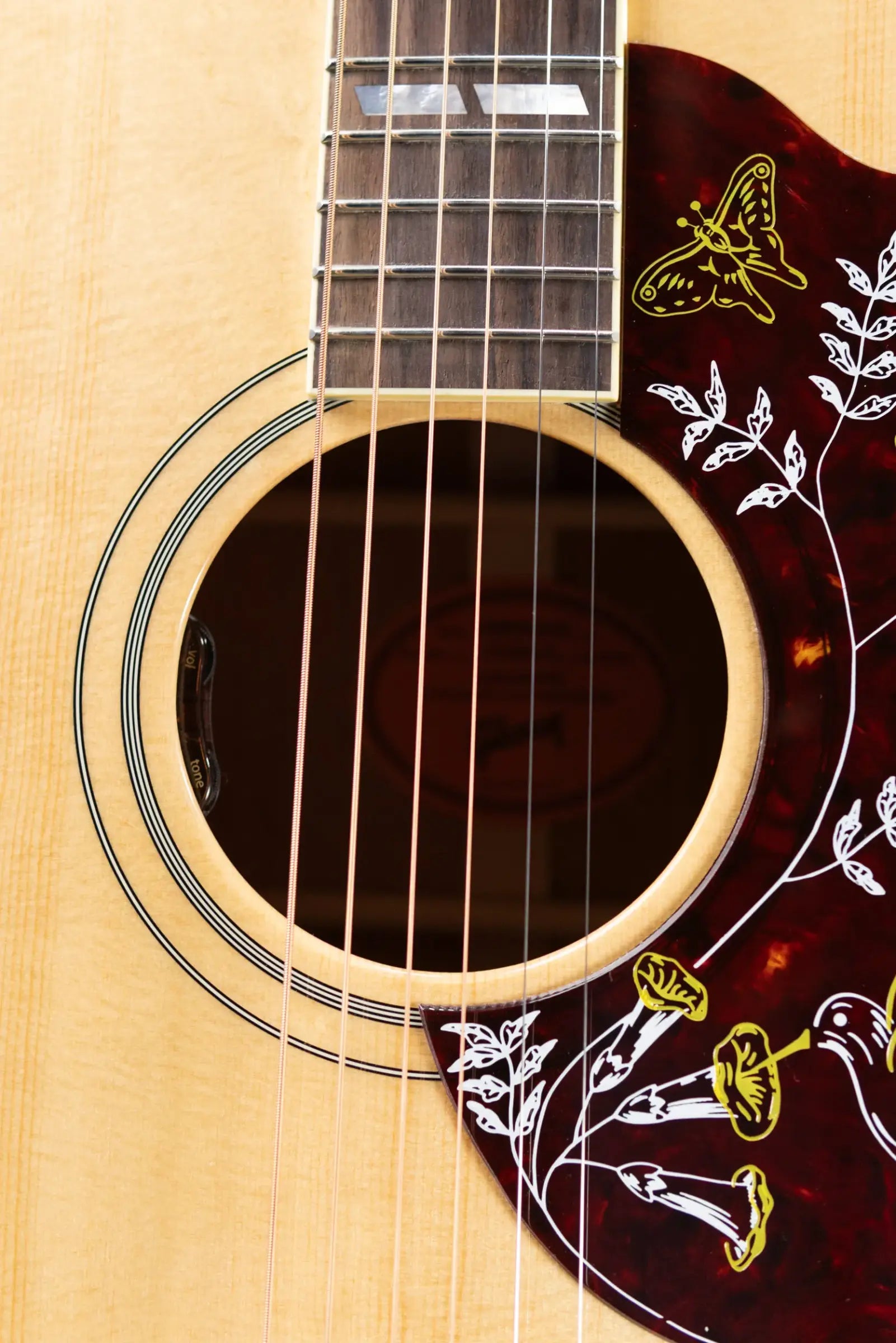 Gibson Hummingbird Original Acoustic/Electric Guitar - Antique Natural with Hardshell Case