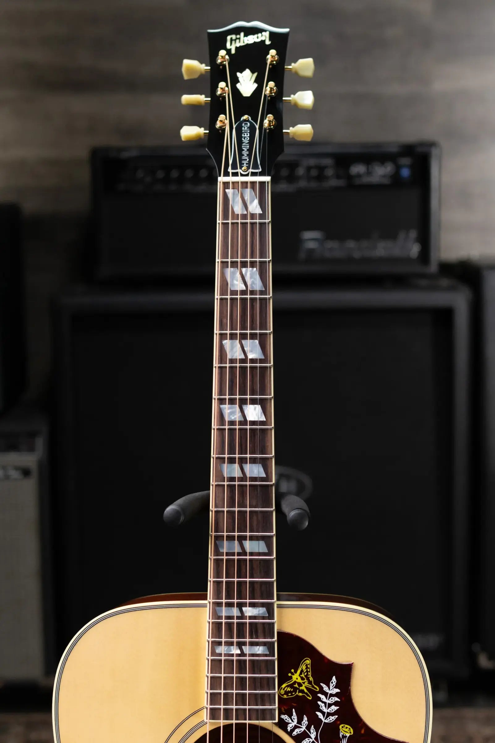 Gibson Hummingbird Original Acoustic/Electric Guitar - Antique Natural with Hardshell Case