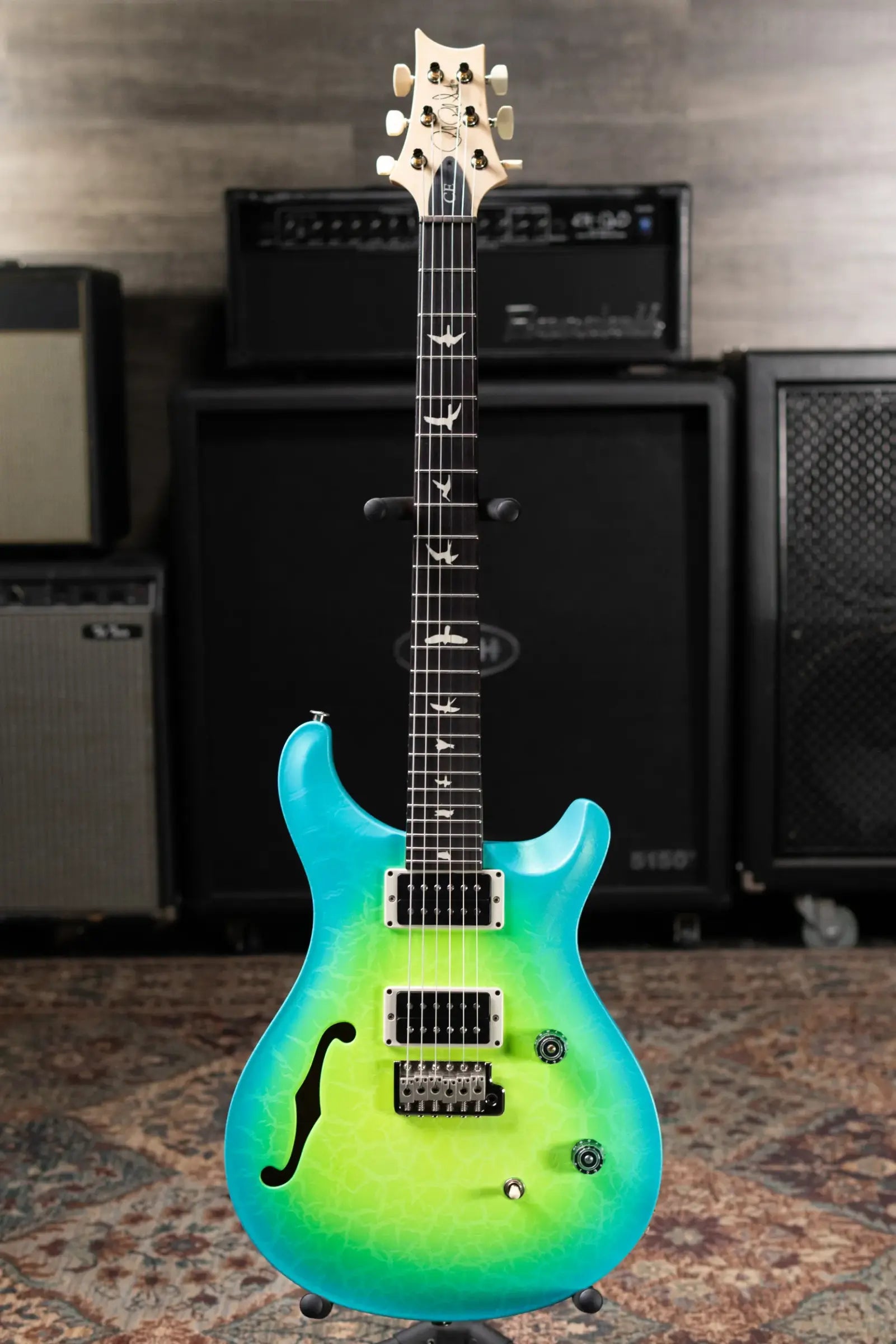 PRS CE 24 Semi-hollow Electric Guitar - Sprayer's Choice with Gig Bag