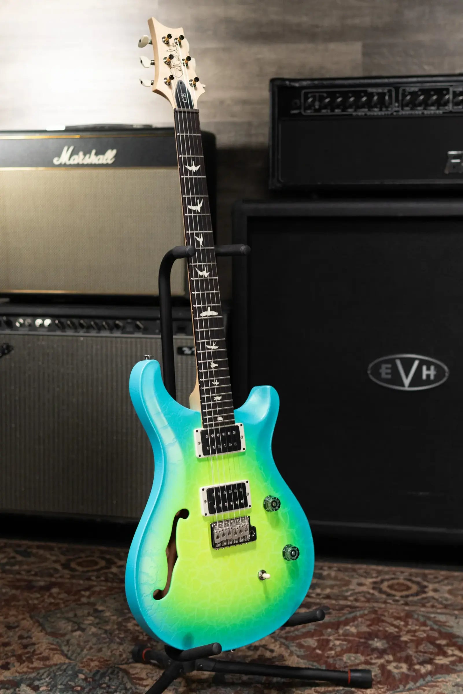 PRS CE 24 Semi-hollow Electric Guitar - Sprayer's Choice with Gig Bag