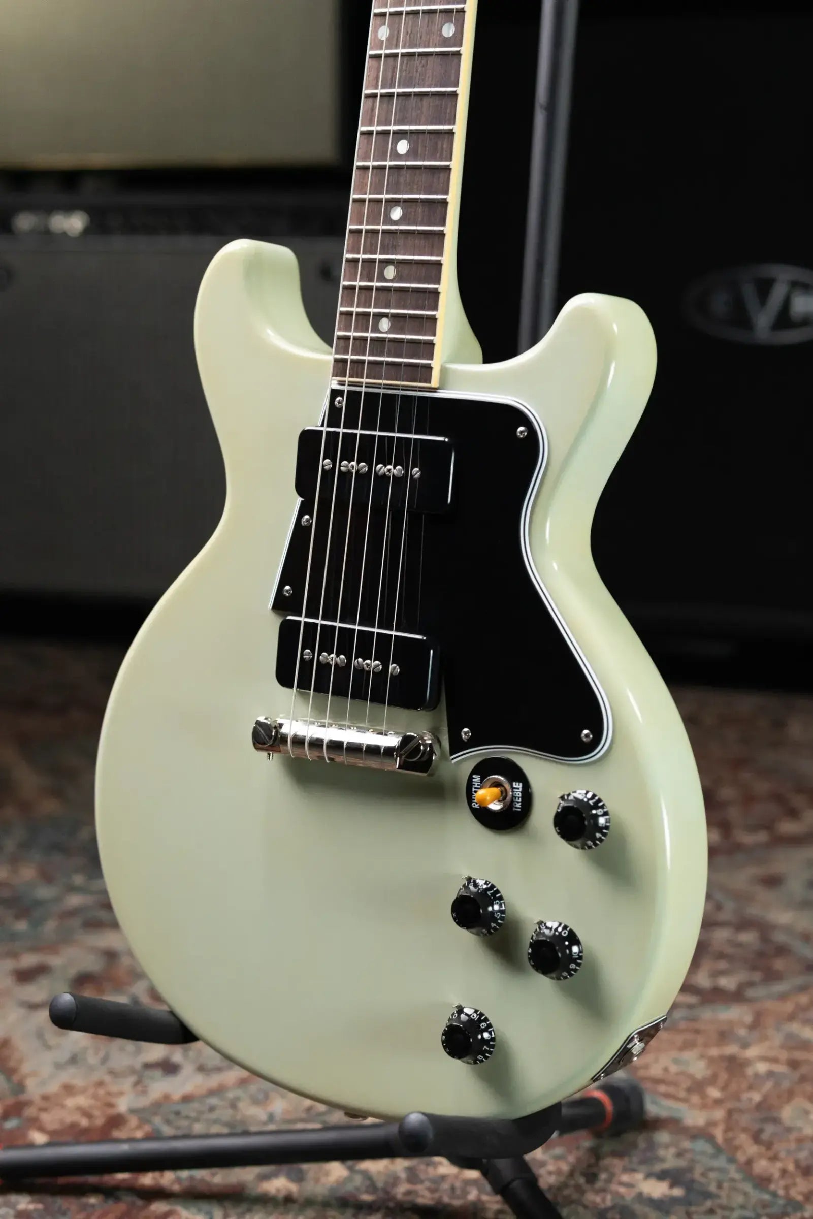Gibson Custom Shop 1960 Les Paul Special Double Cutaway Electric Guitar - Frost Blue with Hardshell Case