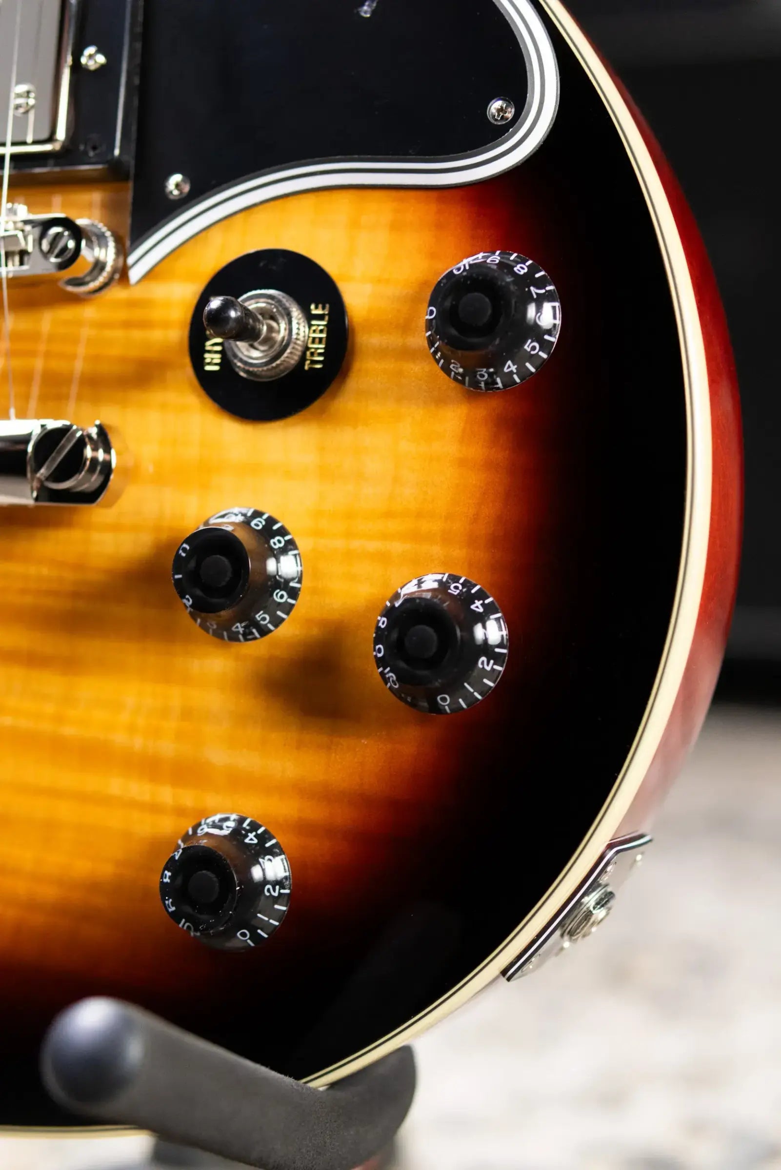 Epiphone Les Paul Special Double Cut Figured Electric Guitar - Bourbon Burst with Gig Bag