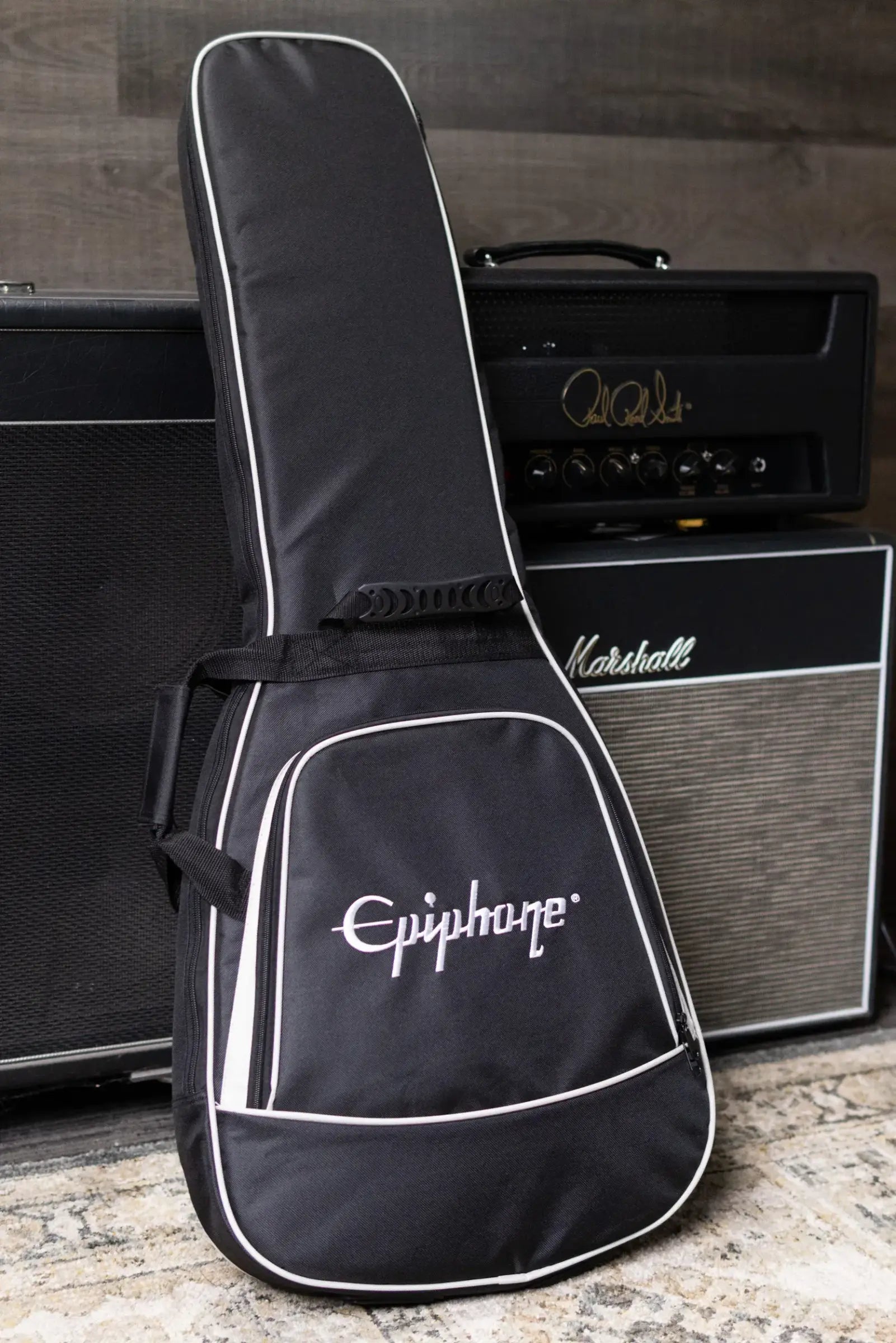 Epiphone Les Paul Special Double Cut Figured Electric Guitar - Bourbon Burst with Gig Bag