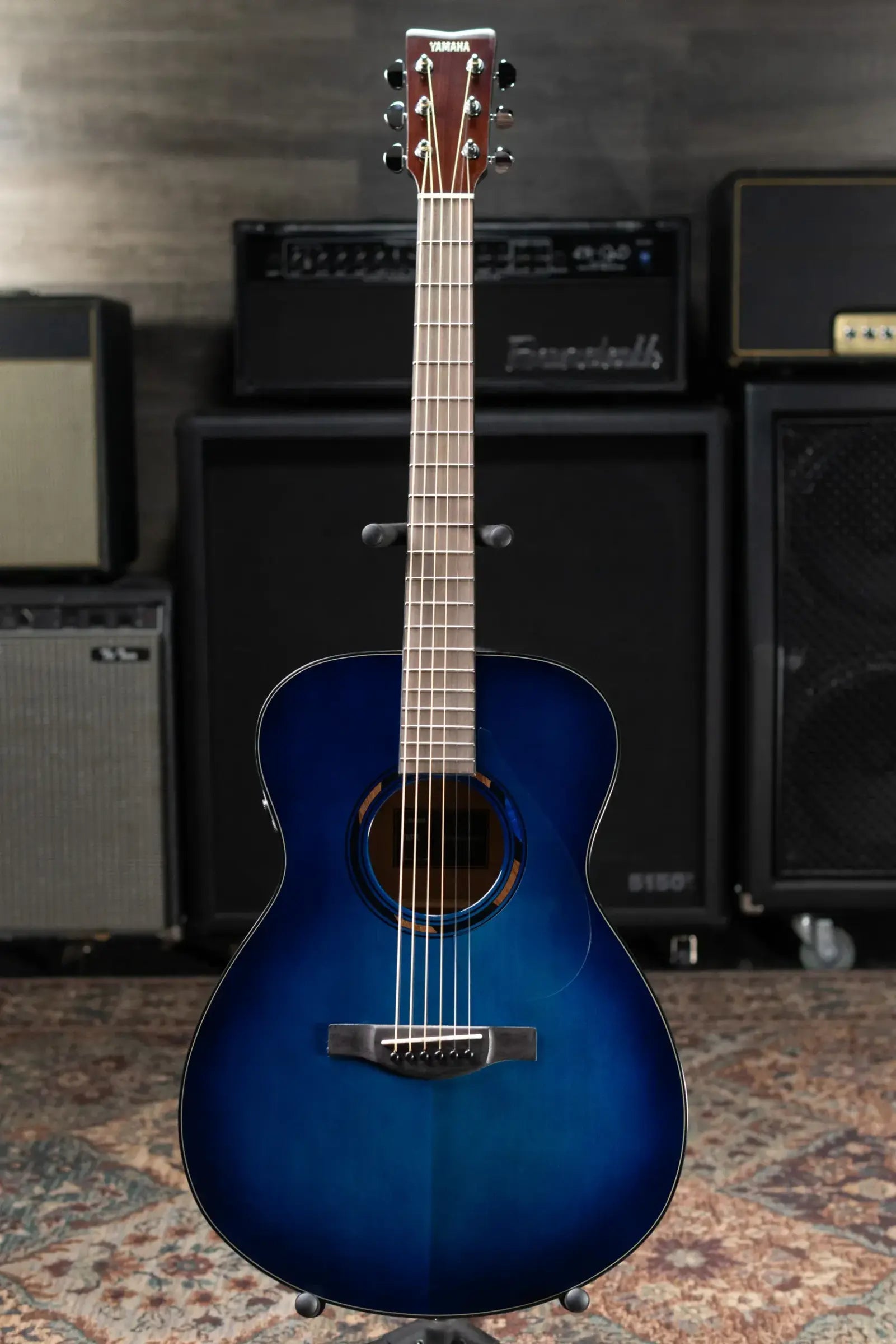 Yamaha TAS1E TransAcoustic Acoustic/Electric Guitar - Ultra Marine with Gig Bag - B-Stock