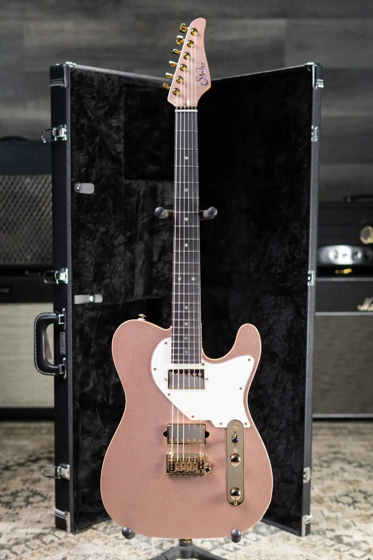 Suhr Custom Classic T Electric Guitar - Custom Metallic with Hardshell Case