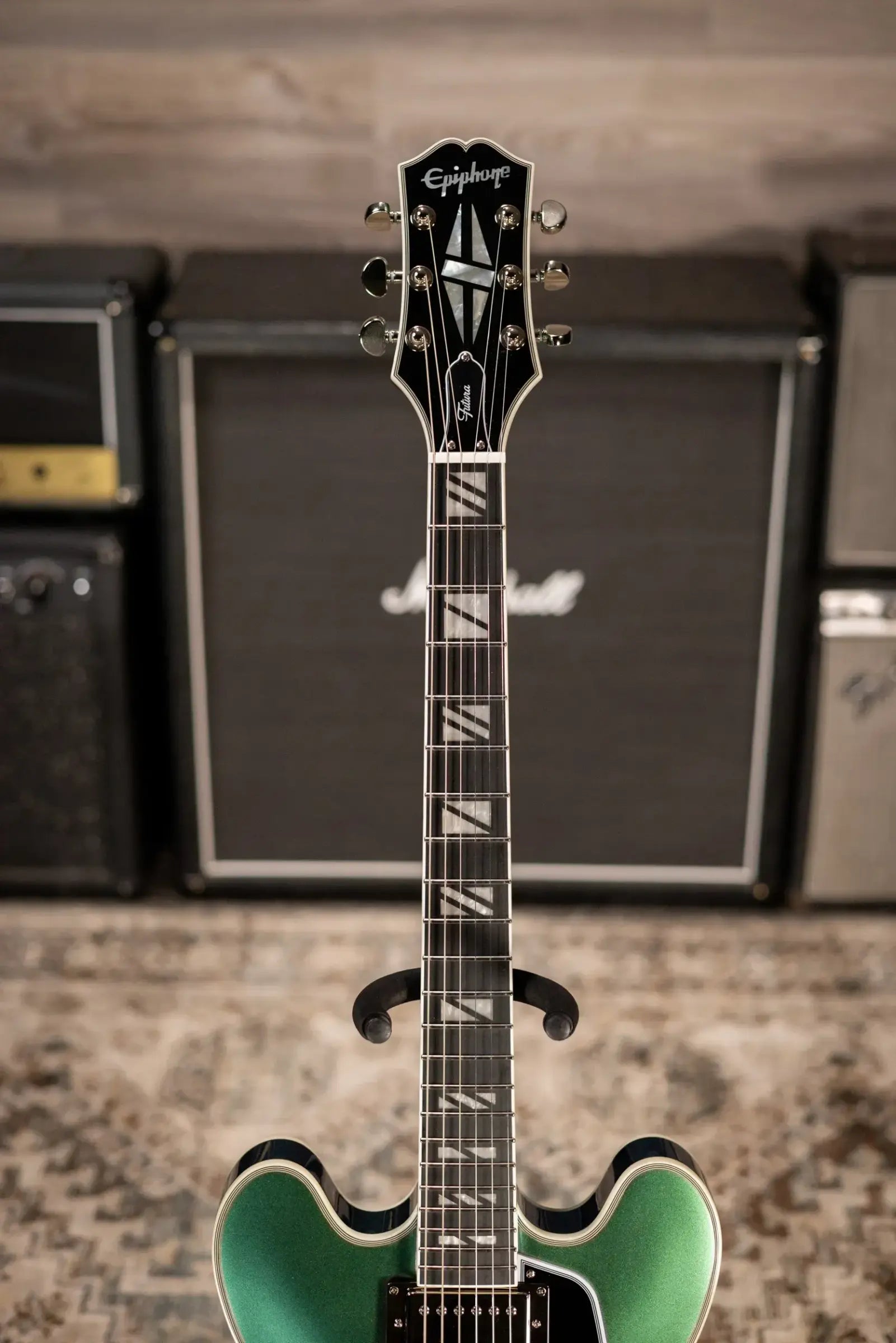 Epiphone Futura ES-355 Semi-Hollow Electric Guitar - Dragonfly Shift with Gig Bag - B-Stock