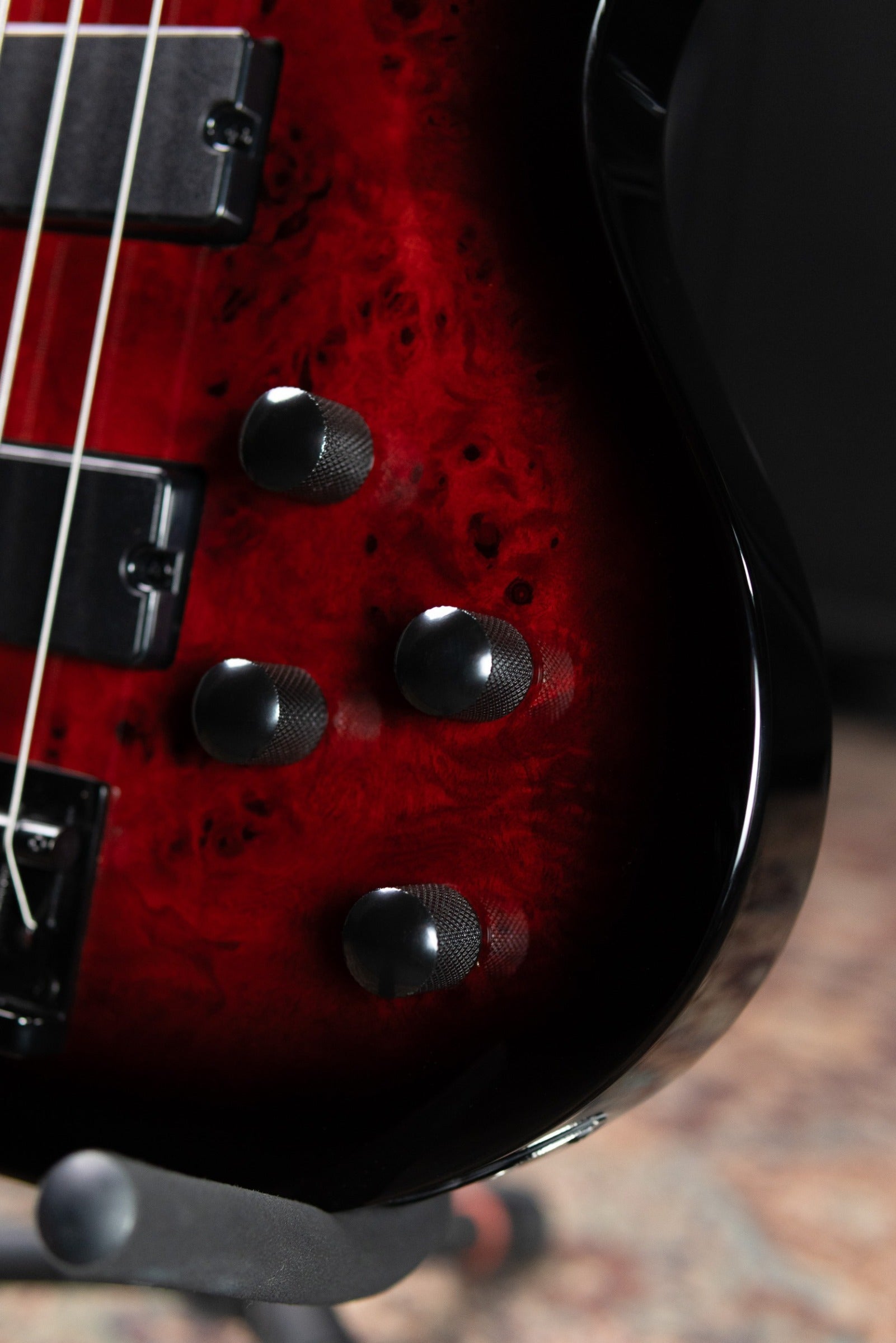 ESP LTD B-204DX Electric Bass - Red Burst
