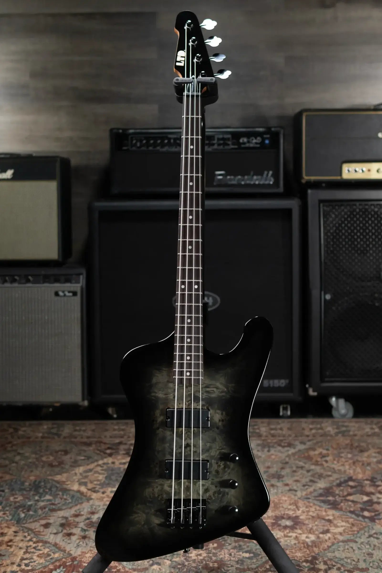 ESP LTD Phoenix-204DX Electric Bass - Black Burst