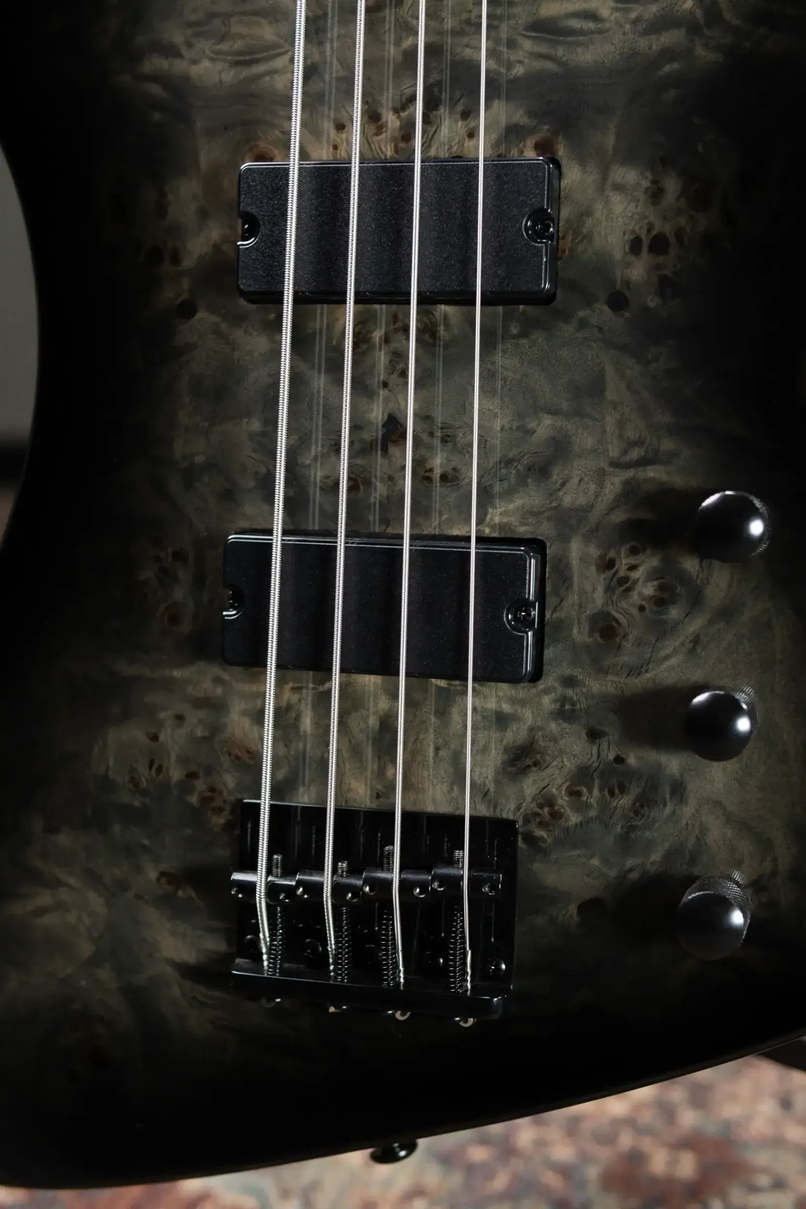 ESP LTD Phoenix-204DX Electric Bass - Black Burst
