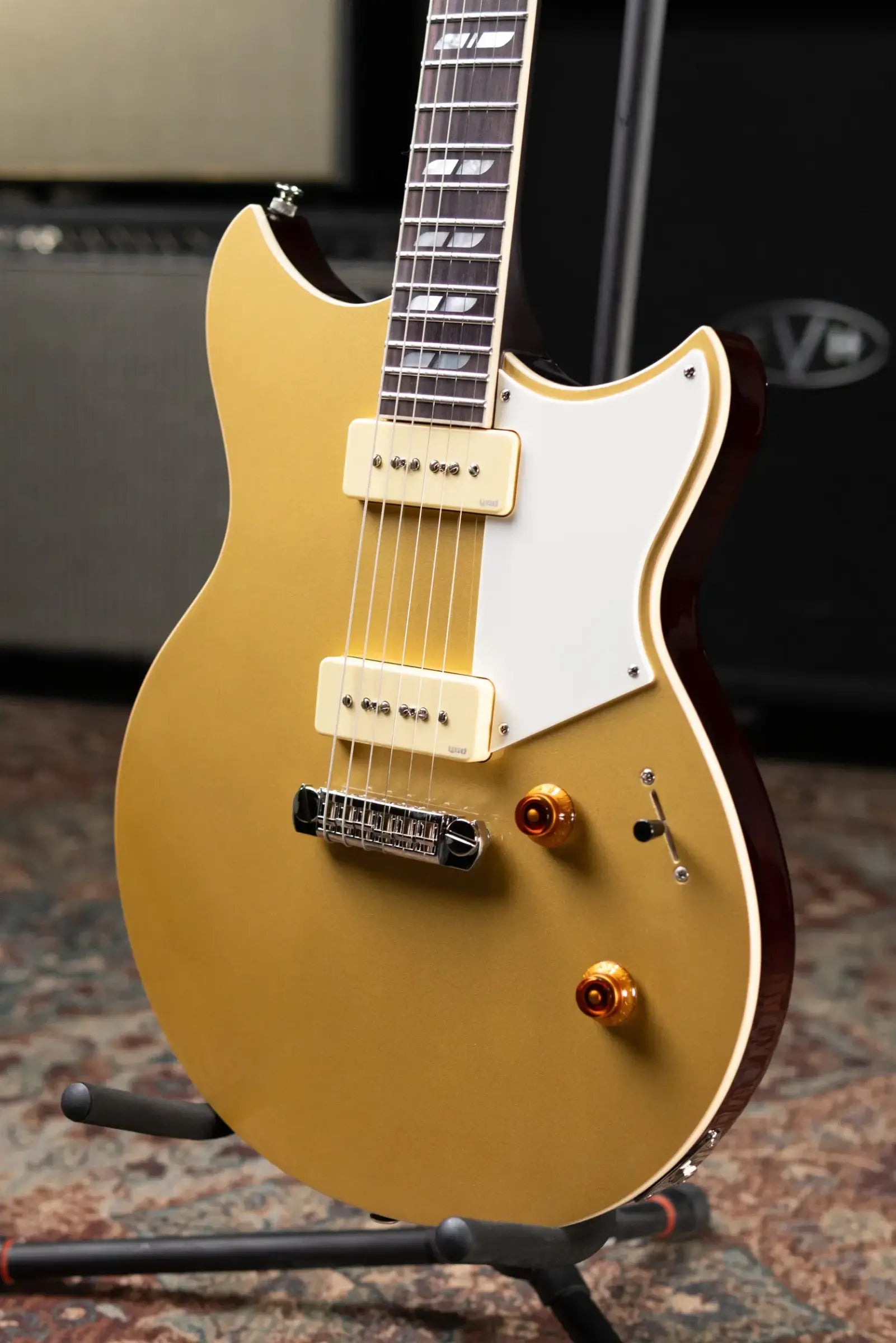 Yamaha RS02CB Chris Buck Signature Revstar Electric Guitar - Honey Gold with Gig Bag