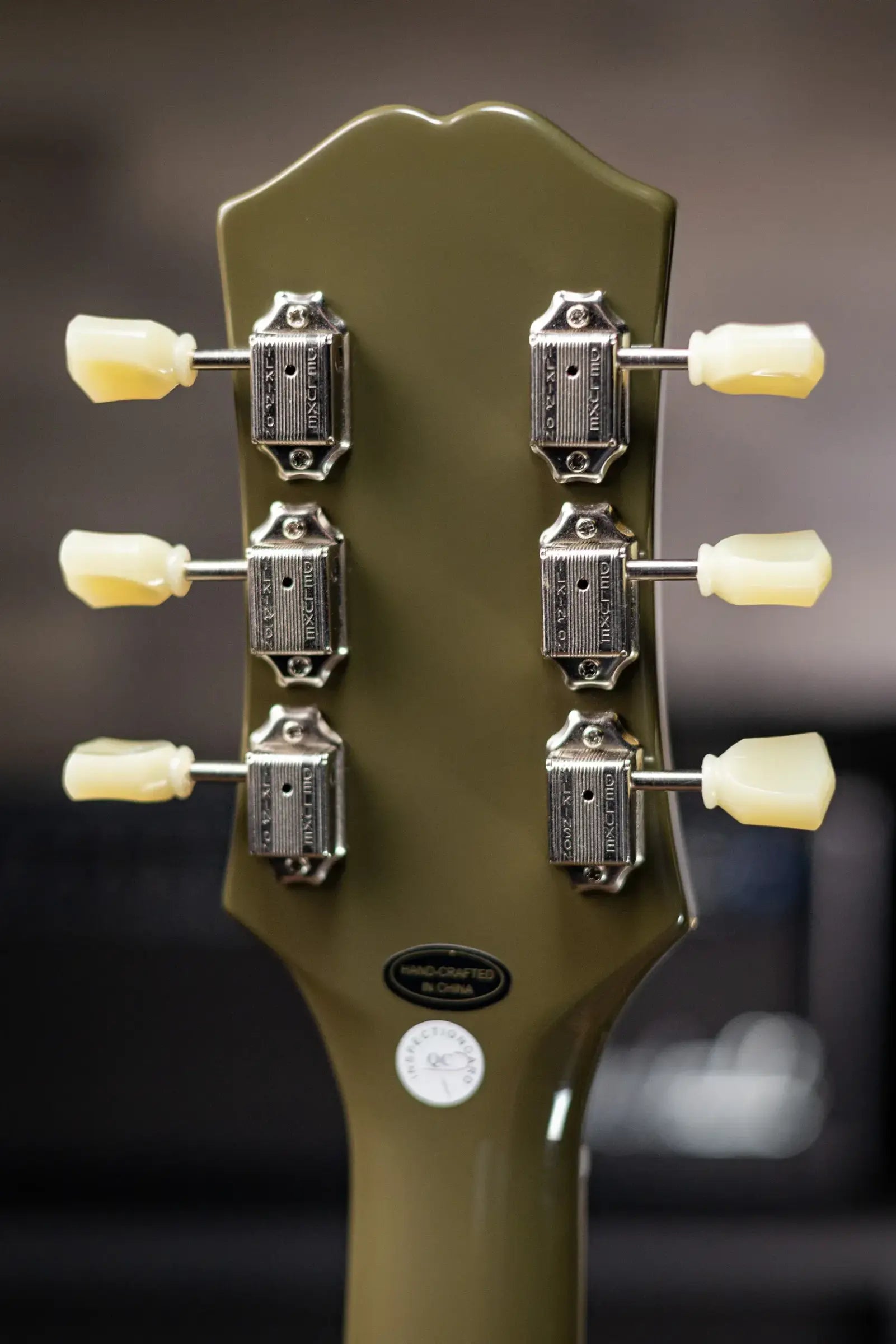 Epiphone ES-335 IG Semi-hollow Electric Guitar - Olive Drab Green with Hardshell Case - Used