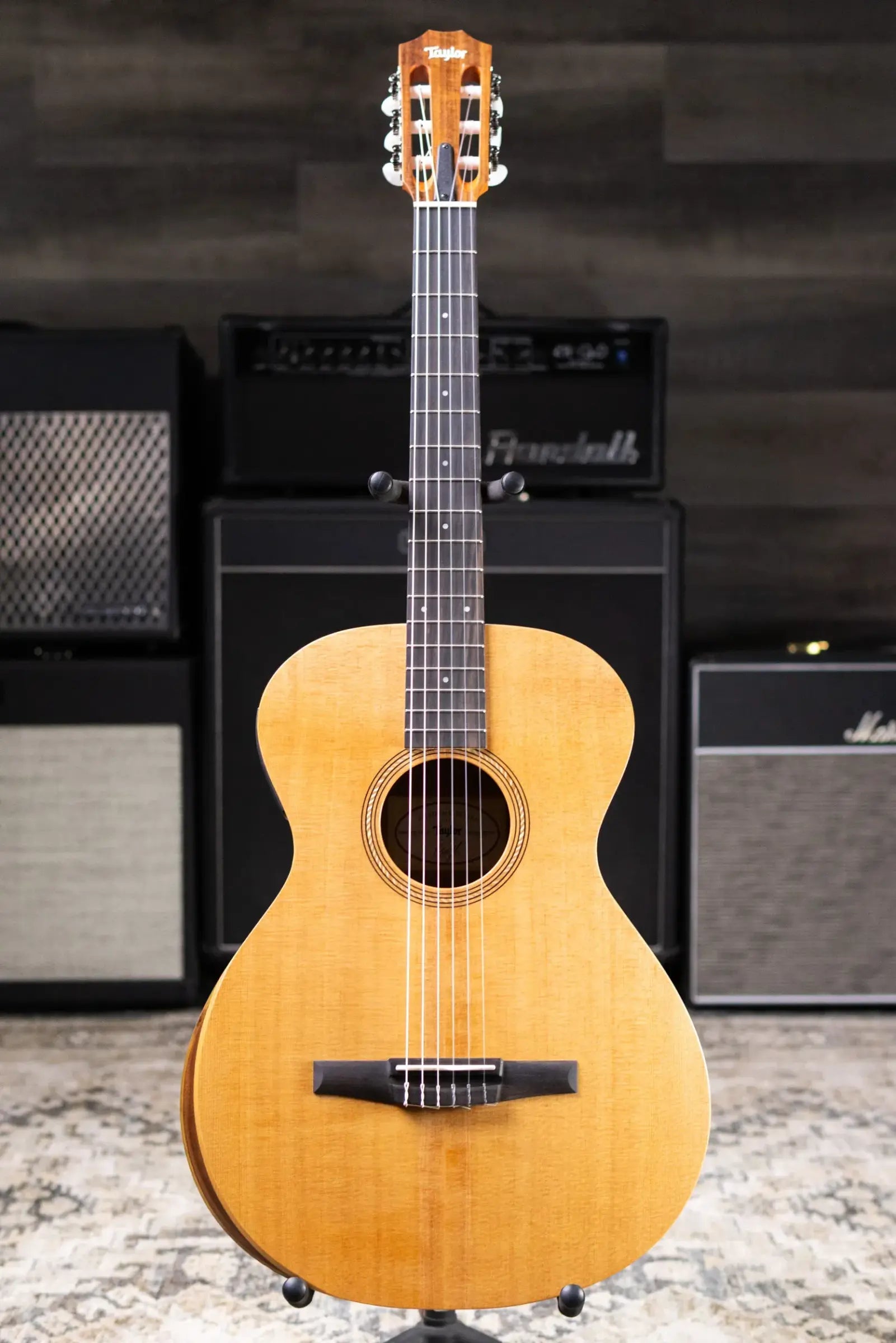 Taylor Academy 12e-N Nylon Grand Concert Acoustic/Electric Guitar with Gig Bag