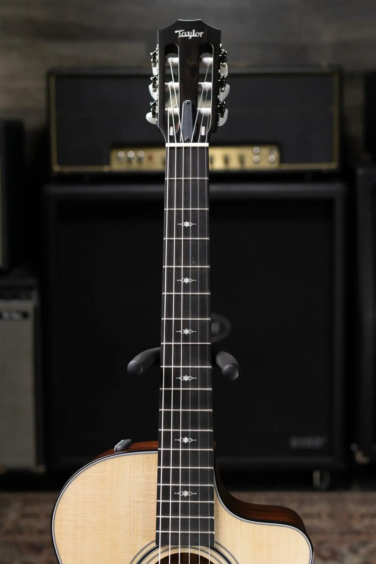 Taylor 312ce-N Nylon Grand Concert Acoustic/Electric Guitar - Natural with Hardshell Case