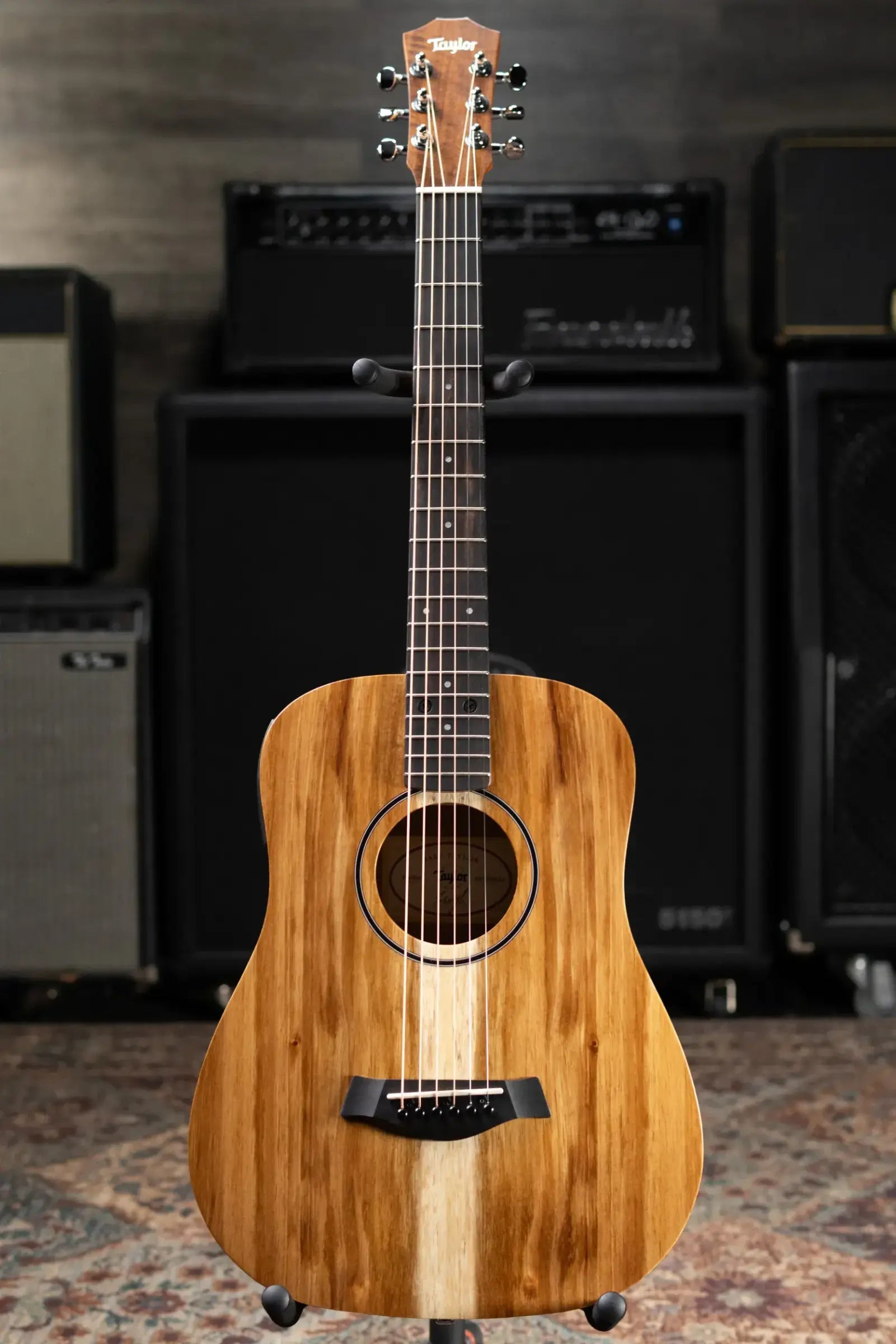 Taylor BTe-Koa Baby Taylor Acoustic/Electric Guitar with Gig Bag