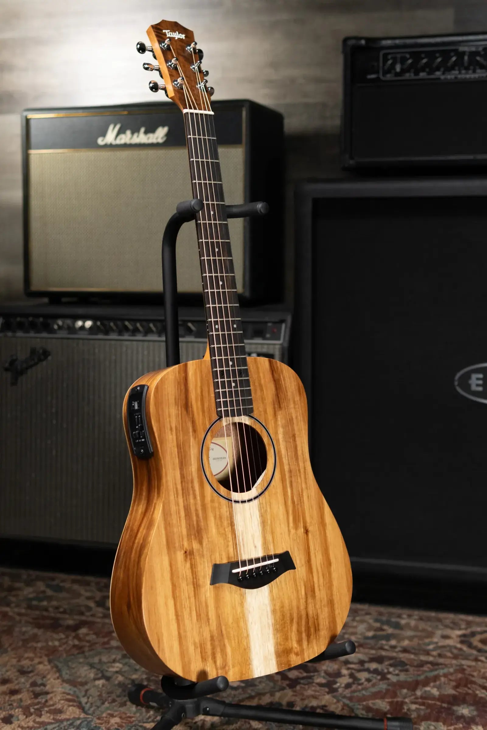 Taylor BTe-Koa Baby Taylor Acoustic/Electric Guitar with Gig Bag